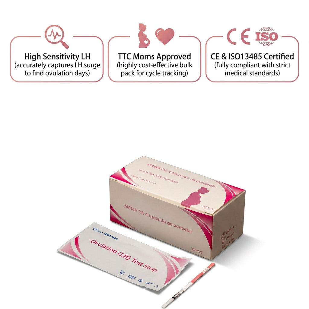 Retail-Ready LH Ovulation Test Strip Kit