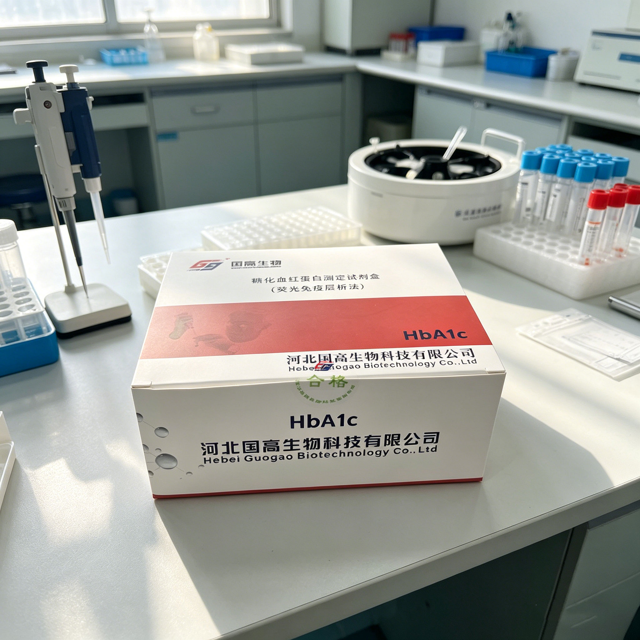 Clinic POCT 15 Mins Blood Diabetes Management Glycated Hemoglobin HbA1c Quantitative test Kit details