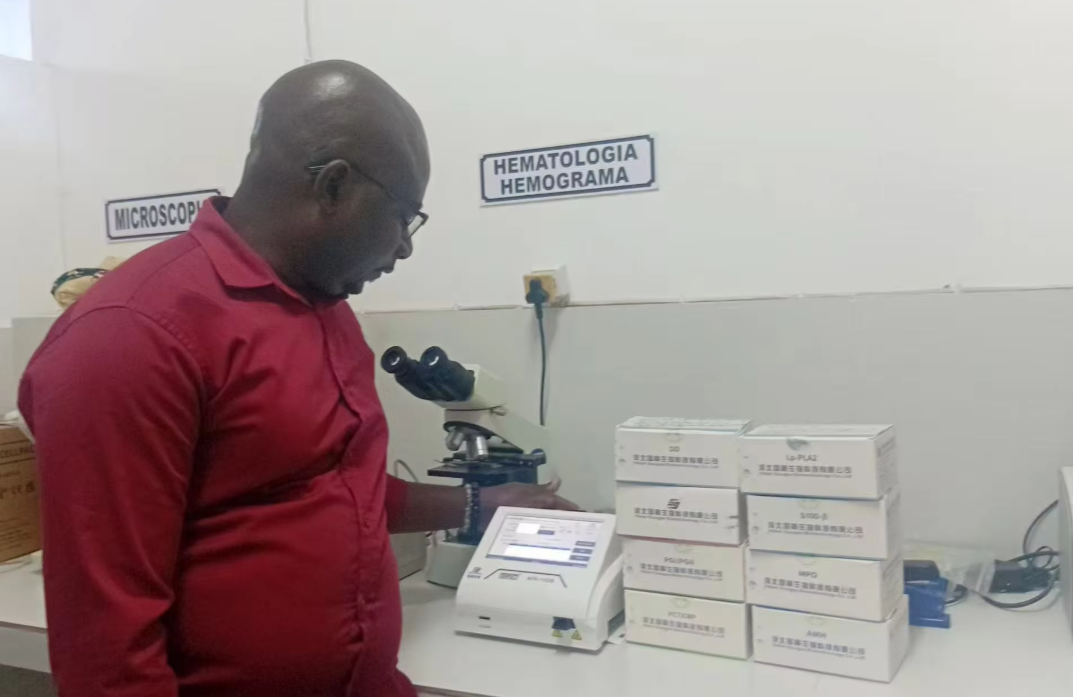 The laboratory in Mozambique has successfully implemented the project.