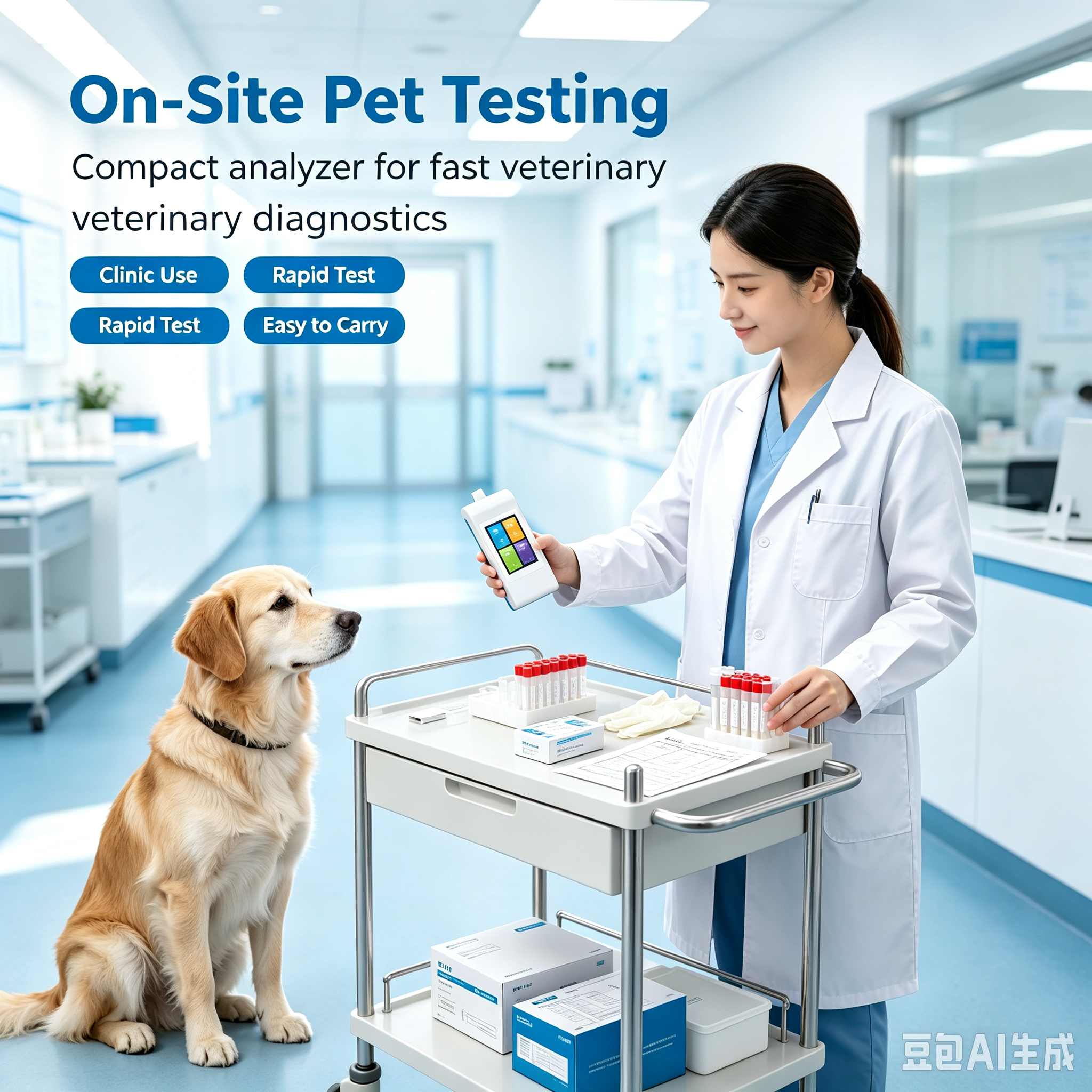 FR70 Portable Handheld Fluorescent Immunoassay Reader
Quantitative POCT Reader for Field & Mobile Veterinary Use