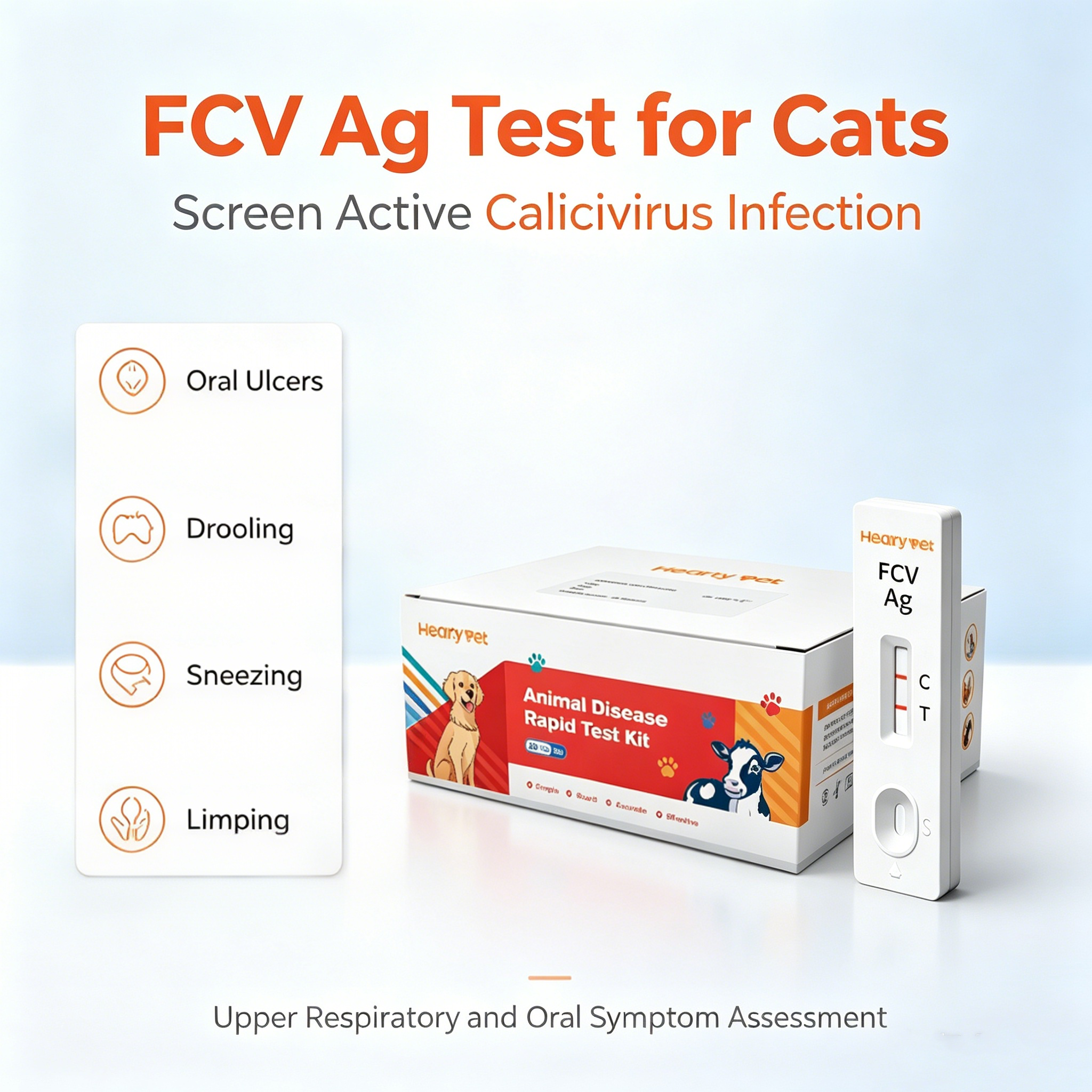 Feline Calicivirus (FCV) Rapid Antigen Test Kit