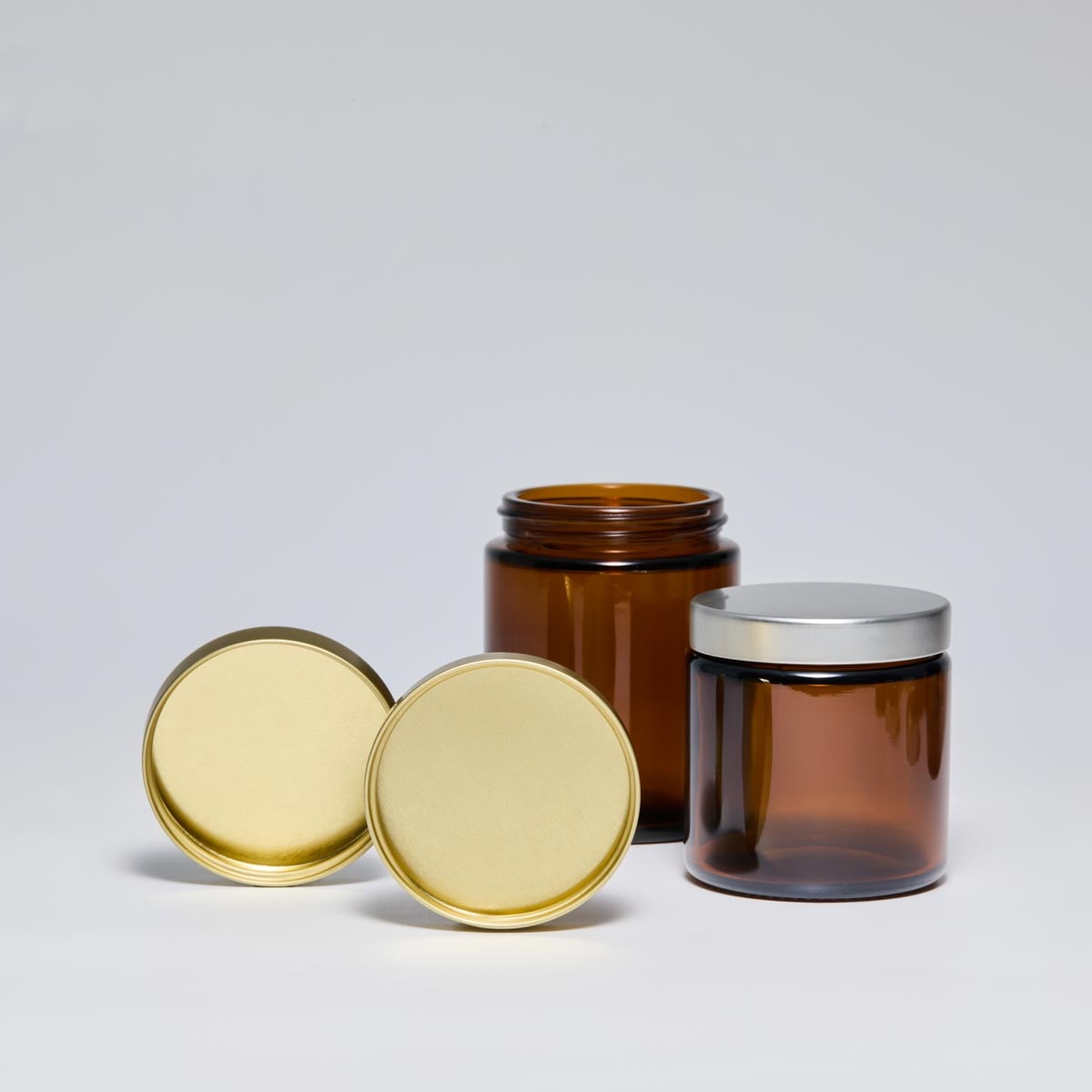 58/400 Unishell Cap for Cosmetic Skincare Jars - 58mm Tinplate Metal Closure
