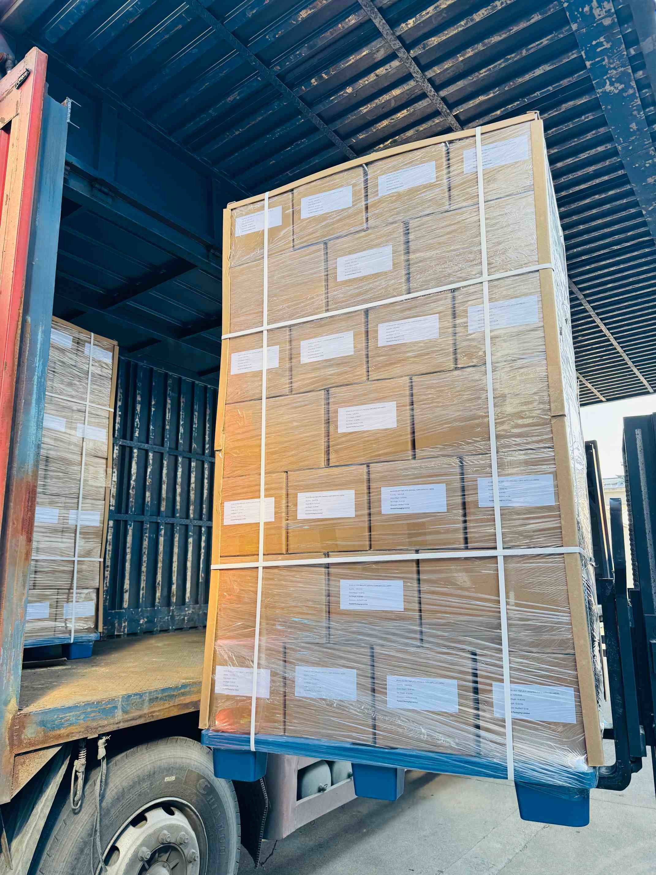 uniseel-germany-shipment-unishell-caps-logistics-loading.jpg