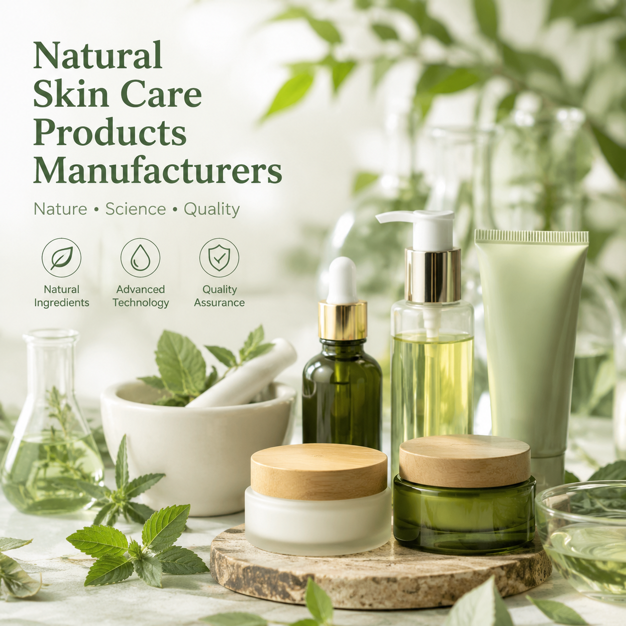 Natural Skin Care Products Manufacturers: Herbal OEM/ODM Solutions from Guangzhou