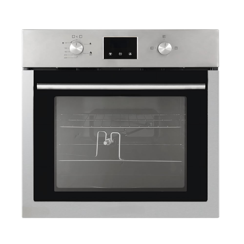 60BE323  60cm Kitchen Oven Built in Electric Knob Control Stainless Steel Gas Oven