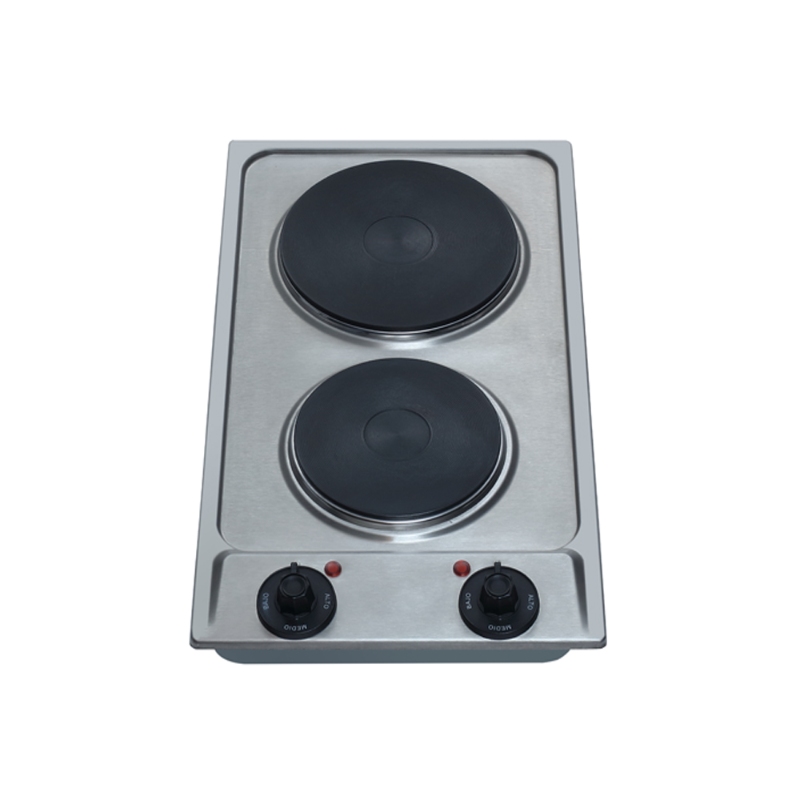 Plaque chauffante électrique en acier inoxydable OEM de 30 cm, modèle GS2S23, destinée à un usage domestique