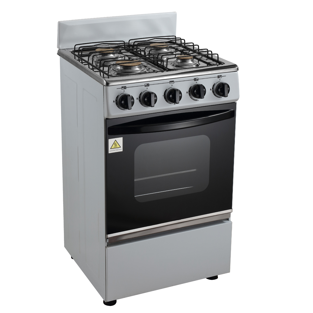FS-25 Free Standing 50CM Gas Burner with Oven White Color Kitchen Range