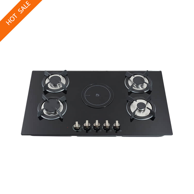 Built In Type Gas Cooker National Induction Cooker With 5 Burner Kitchen Appliance