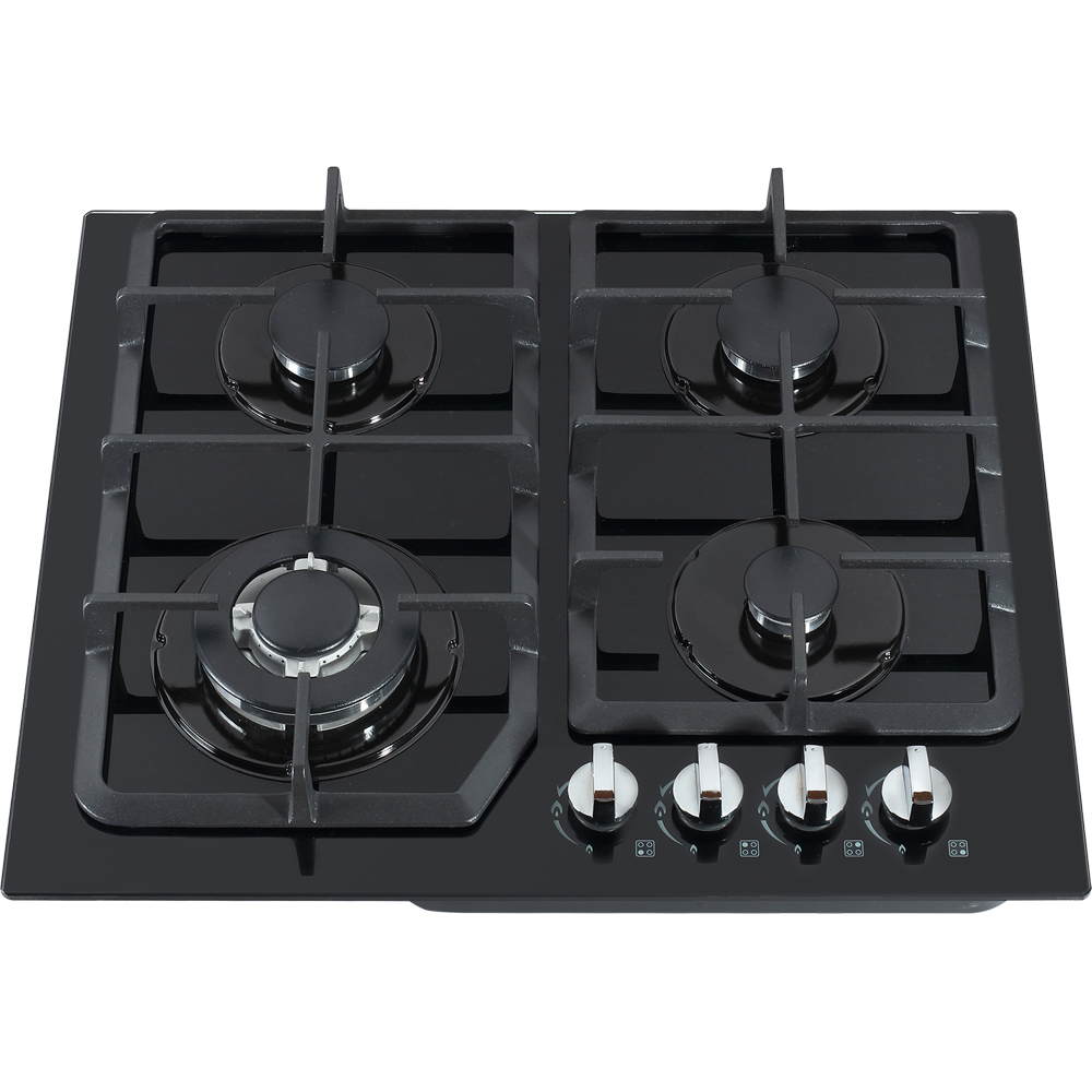 GS4G21 Gas Stove 60CM Tempered Glass Gas Cooker Hobs Household Used    