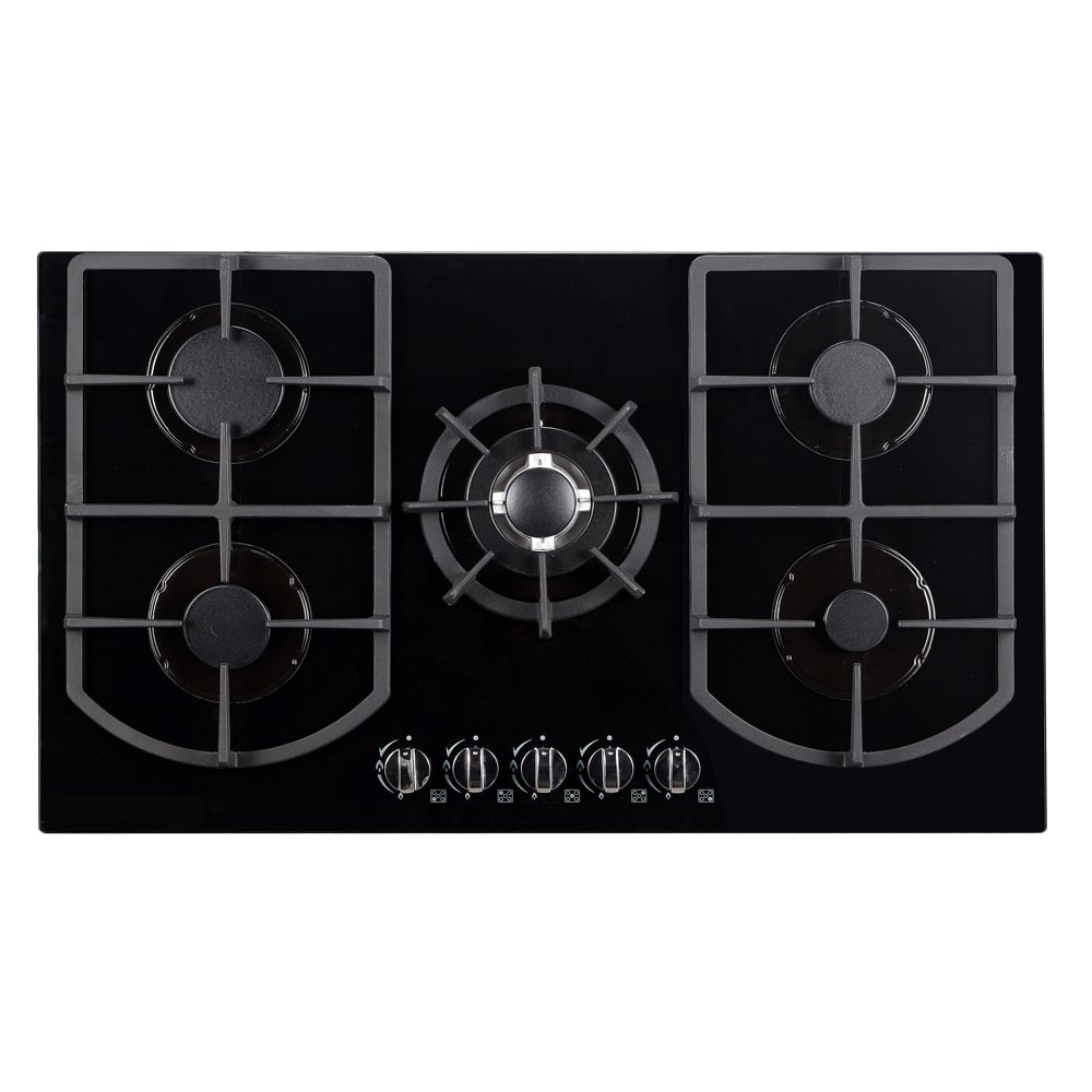 GS5G26 High Quality 86CM Gas Stove Tempered Glass Gas Hobs Household Used 