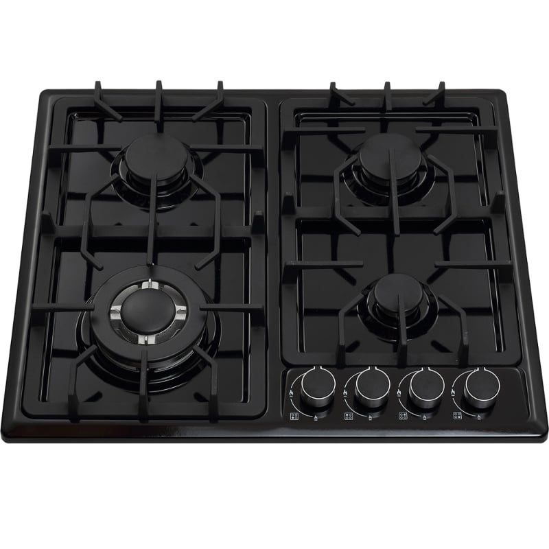 Cocina de gas GS4G26 de 60 cm, vitrocerámica de esmalte para uso doméstico