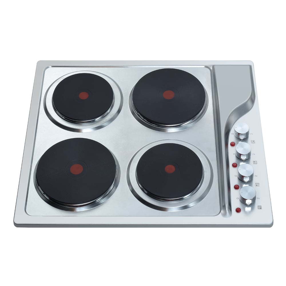 GS4S37A Cocina de diseño más reciente, 60 cm, placa eléctrica de acero inoxidable, para uso doméstico