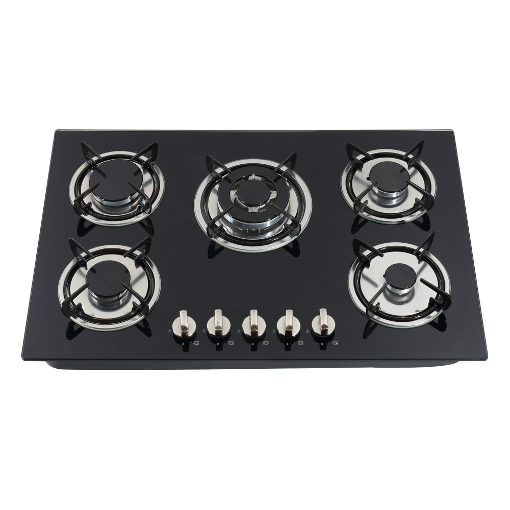 GS5G21 Foshan Kitchen Appliance 86CM Gas Stove Tempered Glass Gas Hobs Household Used  
