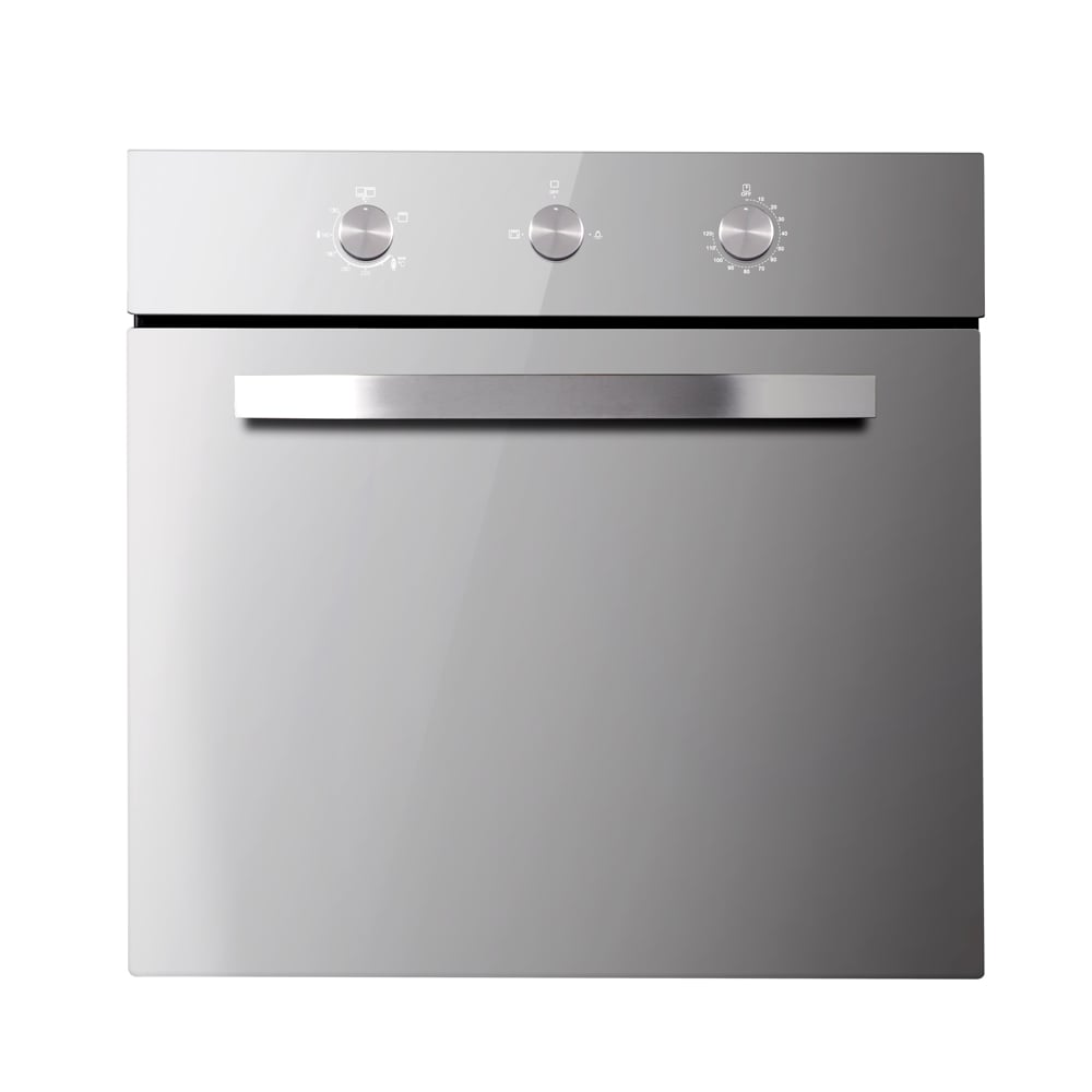 Forno a gás ou elétrico embutido de 60 cm, modelo 60BE365, com convecção por ventilador