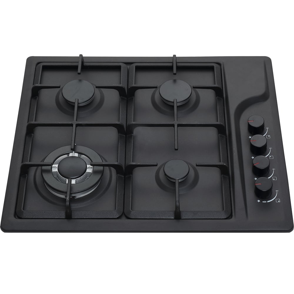 Plaque de cuisson à gaz encastrable GS4G23 de 60 cm, plaque de cuisson à gaz émaillée, usage domestique