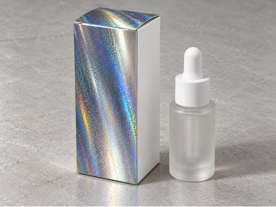 Why do cosmetic brands choose holographic paper for premium packaging?