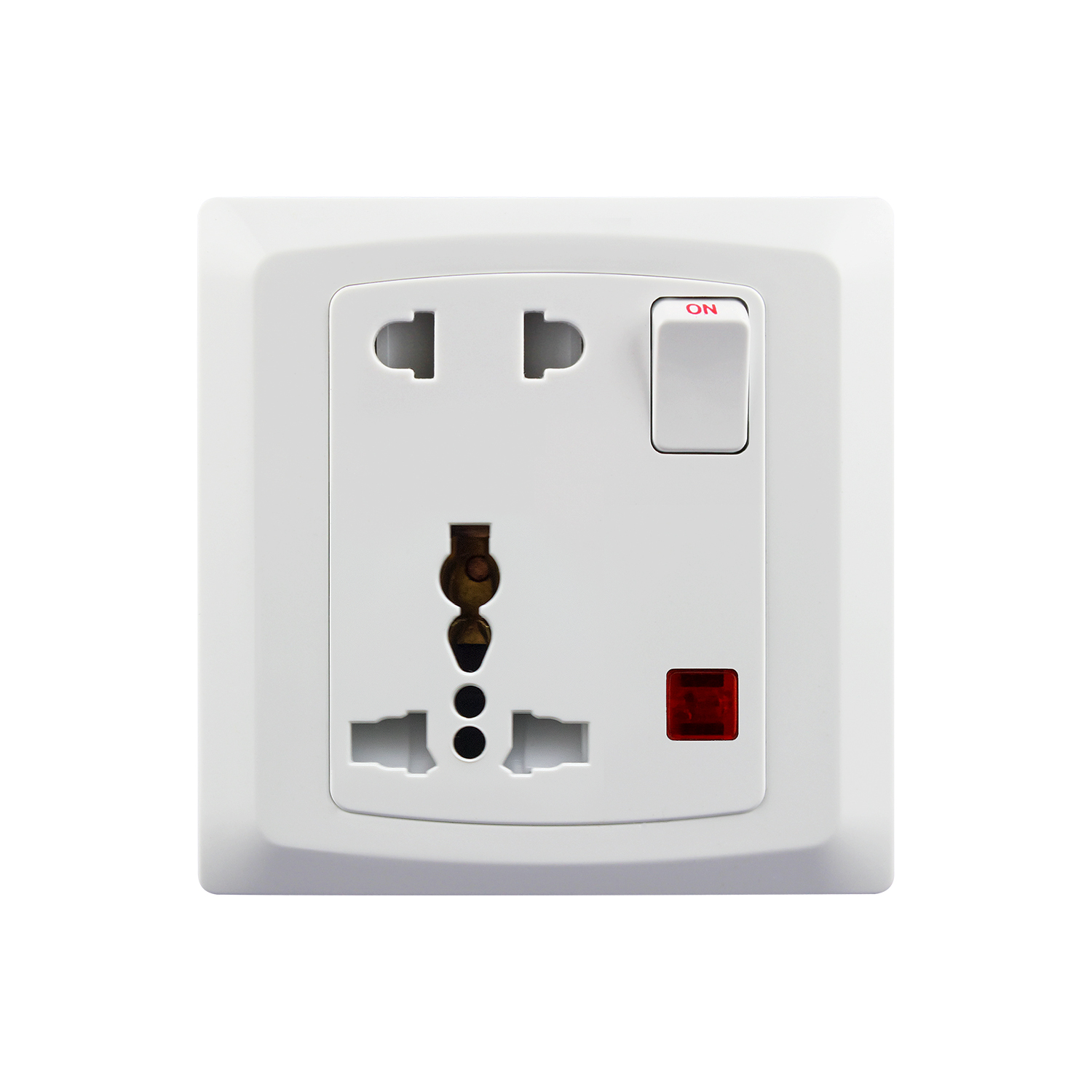 C482 — 13A 1-Gang Multi-Function Switched Socket (5 Pin) + Neon