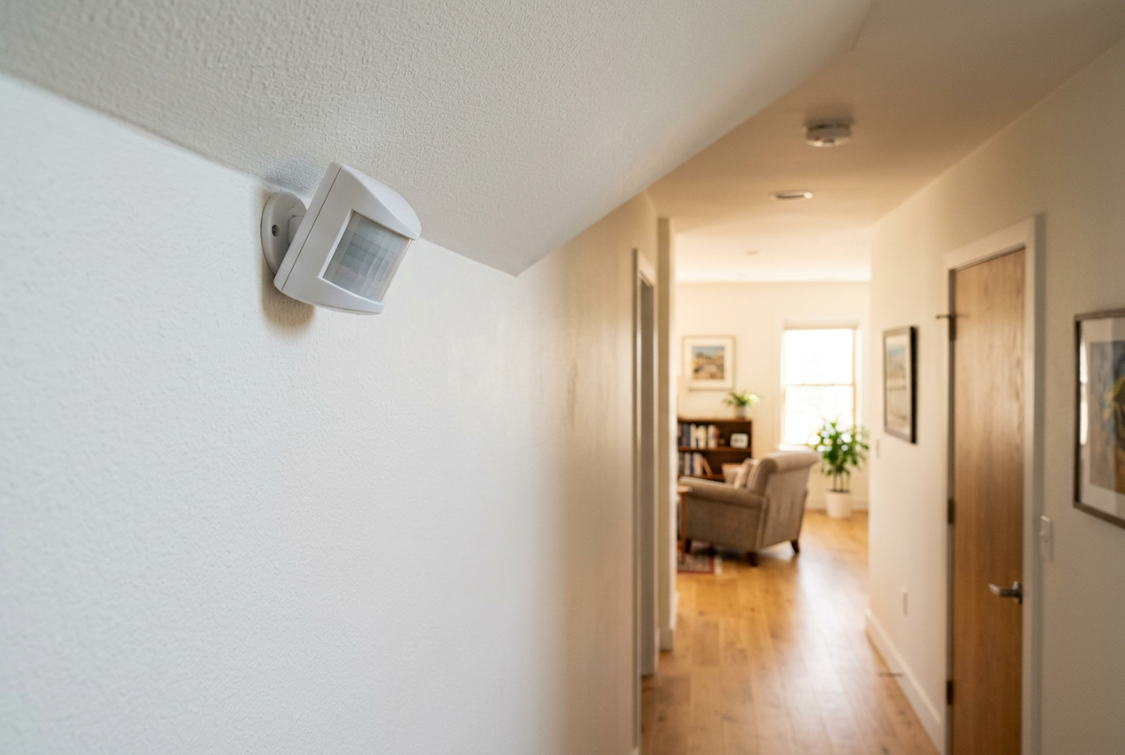 •see scene image: SR-M001-sensor-motion-hallway-corner.png