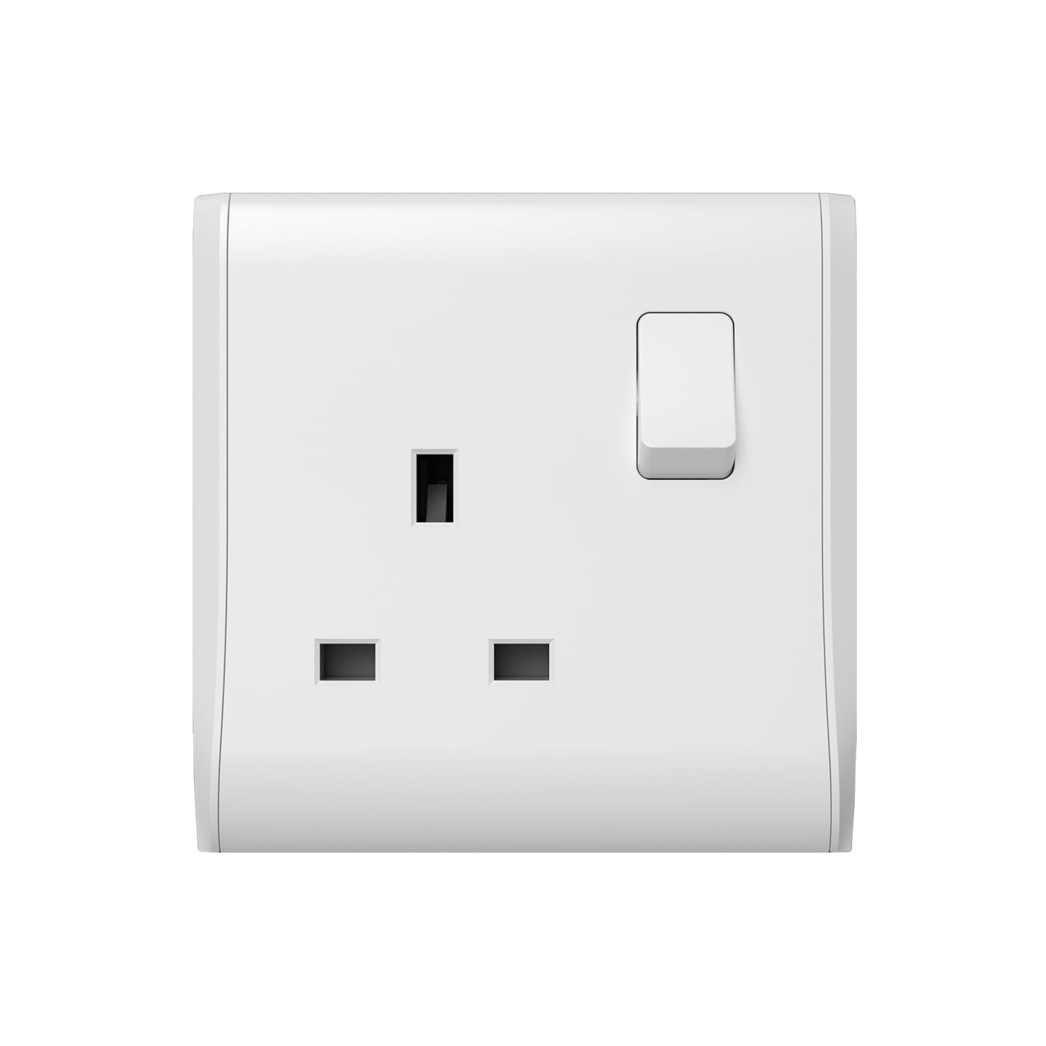 P409 — 13A 1-gang switched socket