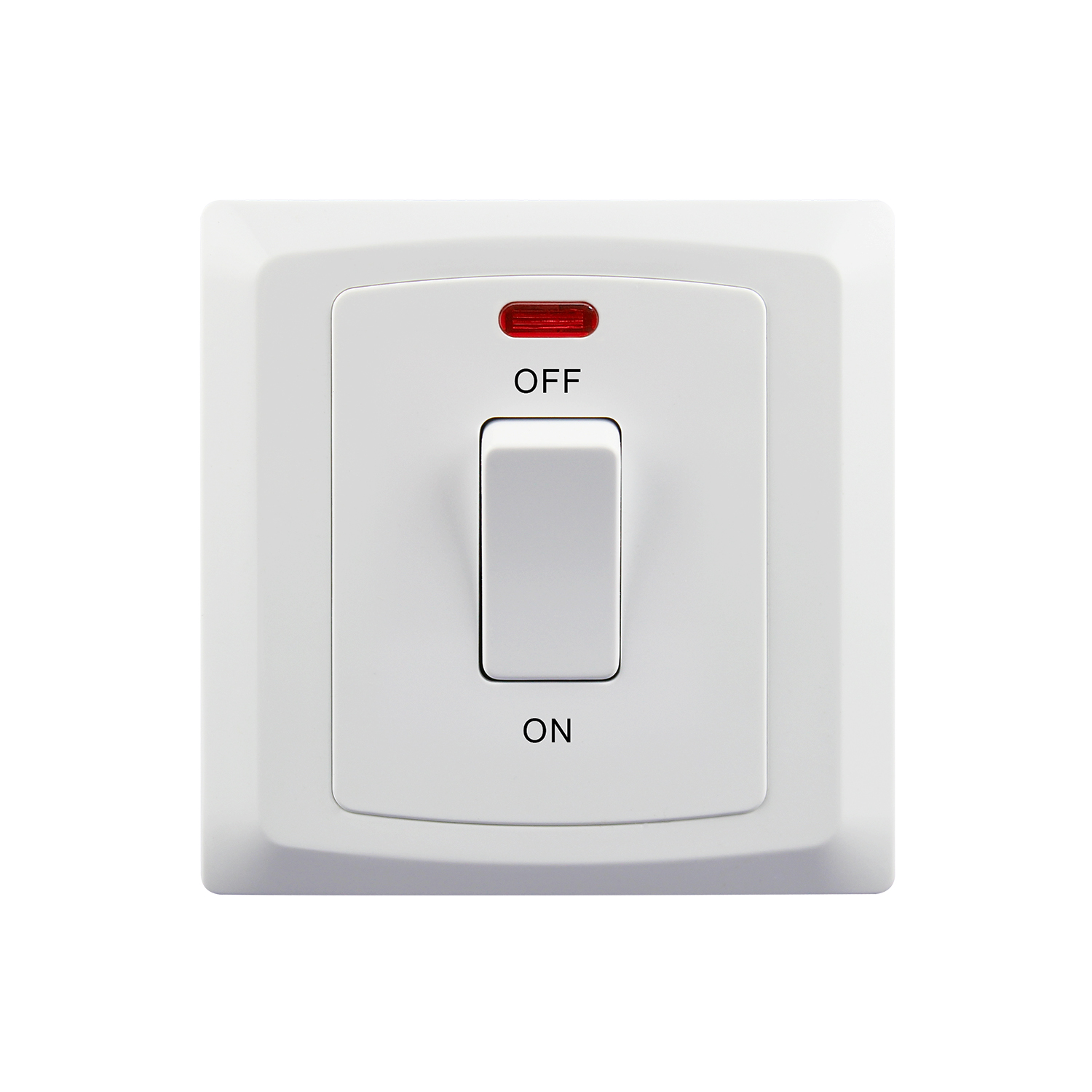 C324 — 20A 1-GANG Double-Pole Switch with Neon