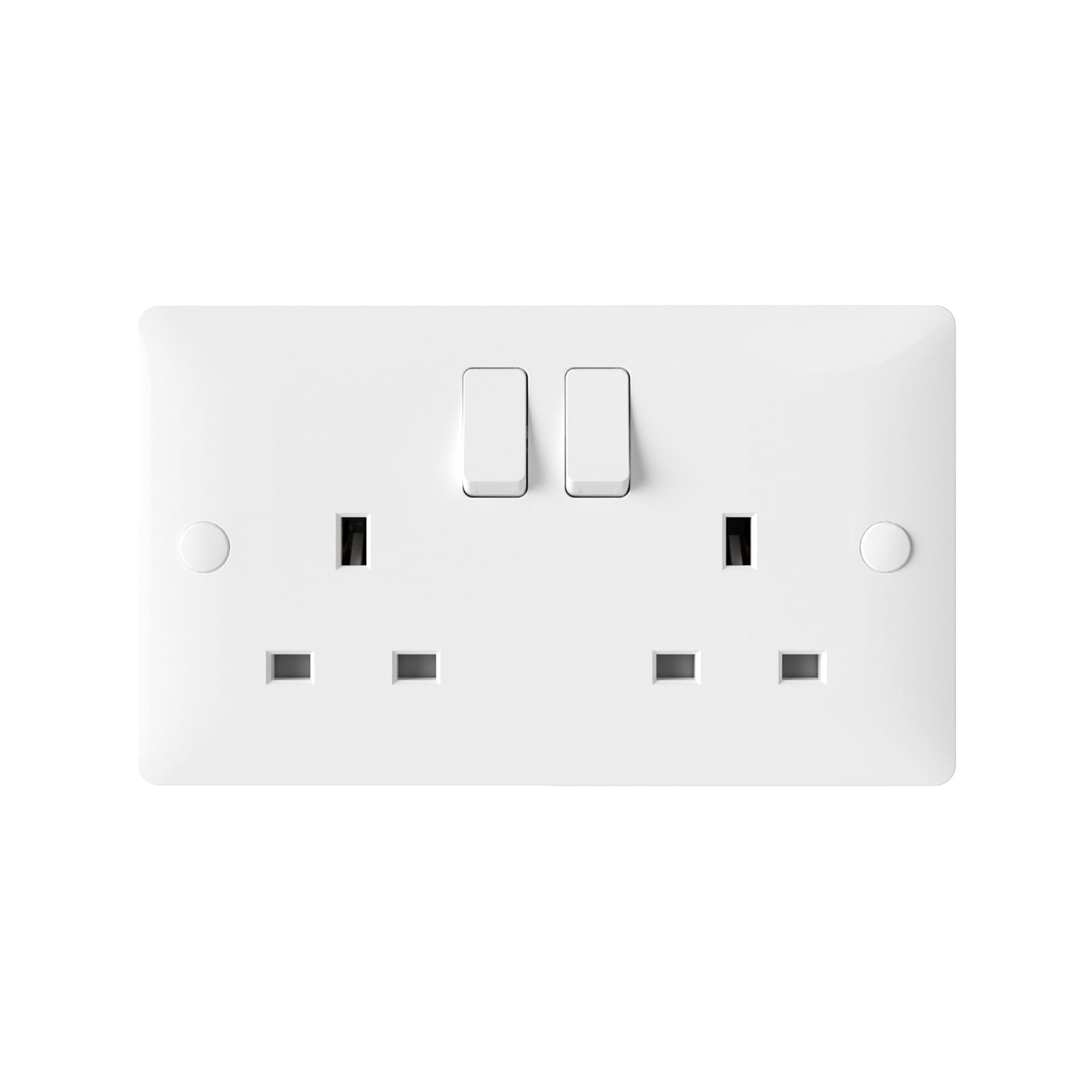 81406 — 13A 2-gang switched socket