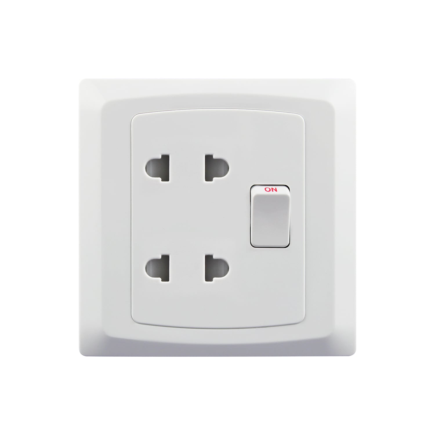 C448 — 10A 2-Gang Multi Socket + 10A 1-Gang Switch