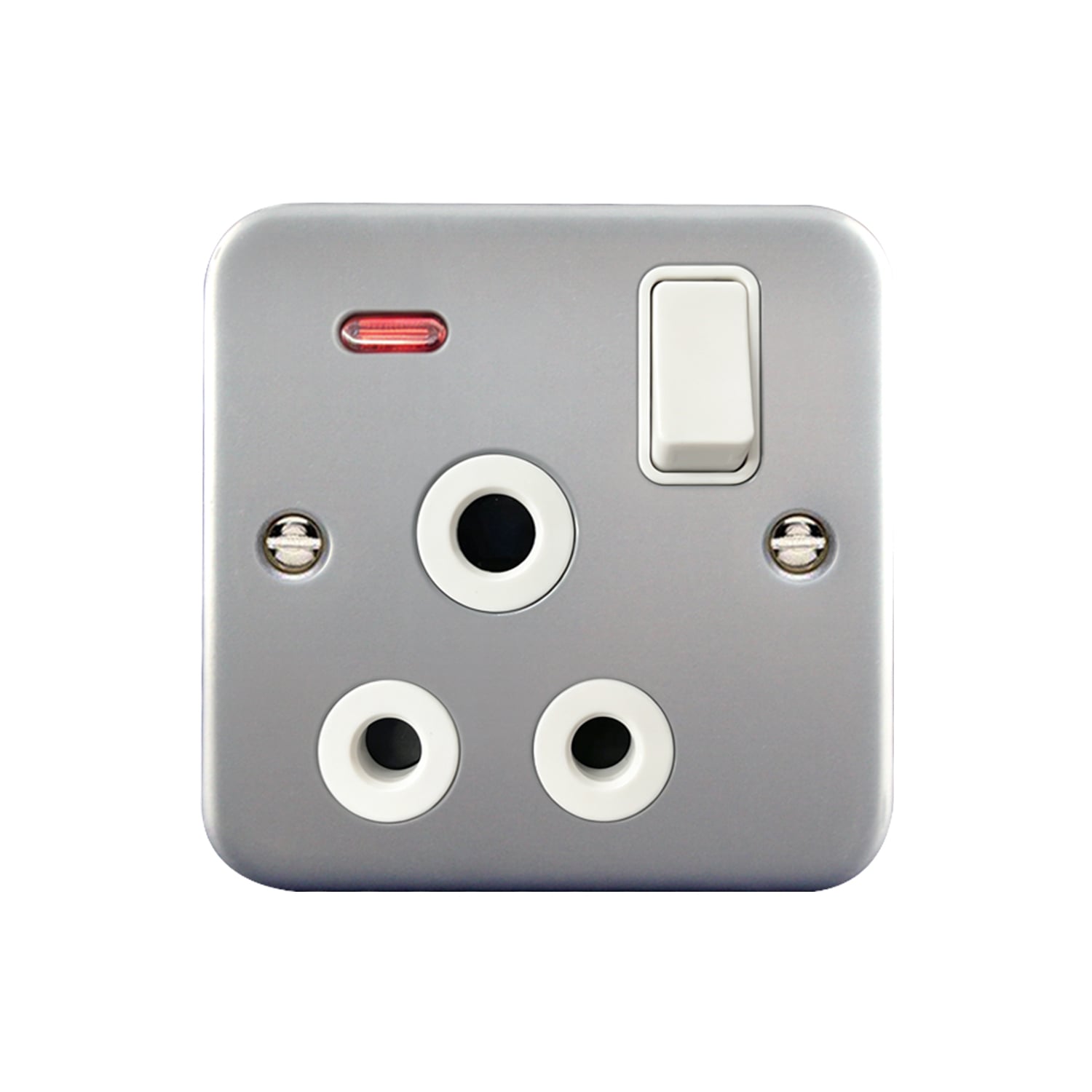 M431 — 15A 1 GANG SWITCHED ROUND-PIN SOCKET + NEON