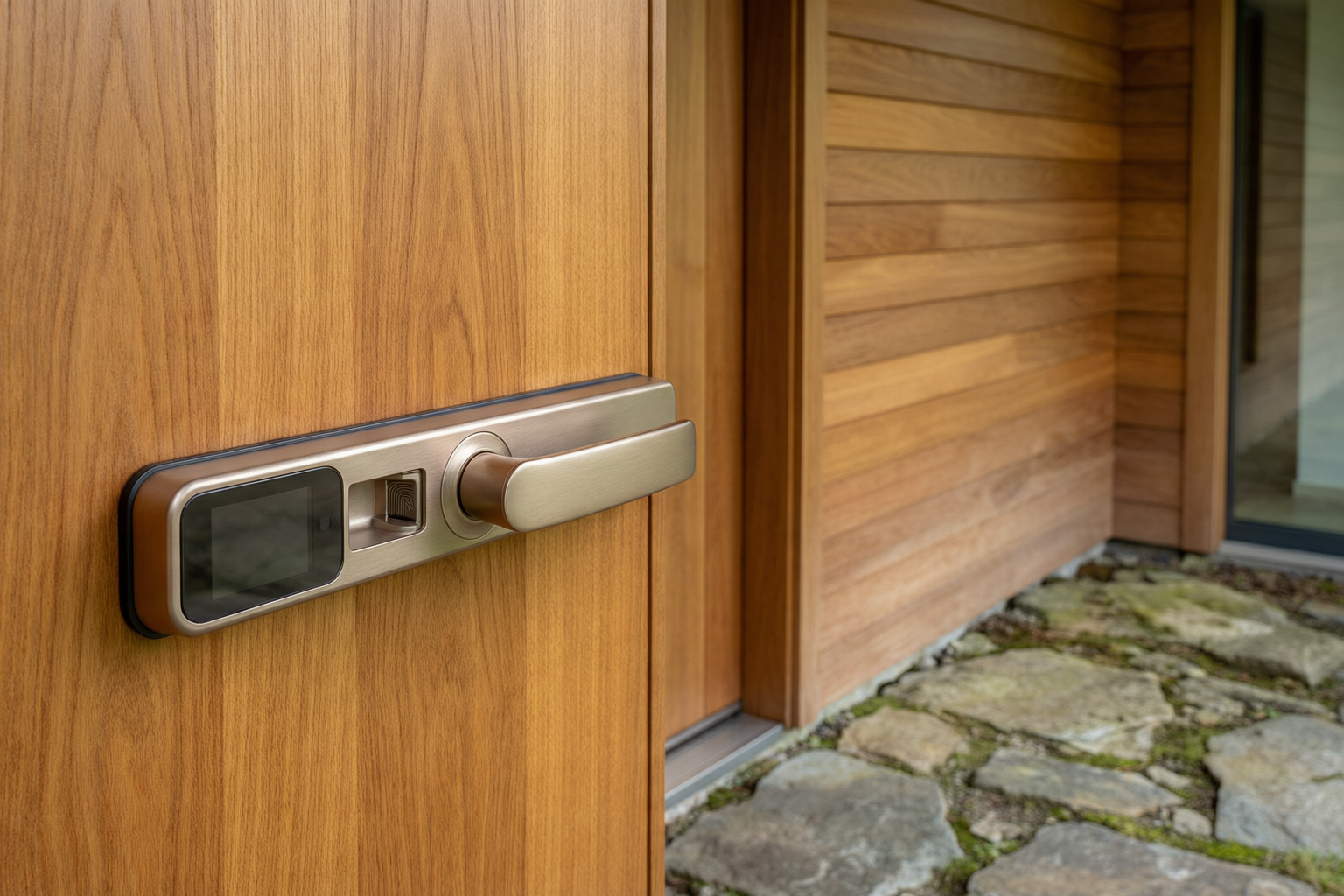•see scene image: JLX6PL-lock-wood-clad-villa-entry.png