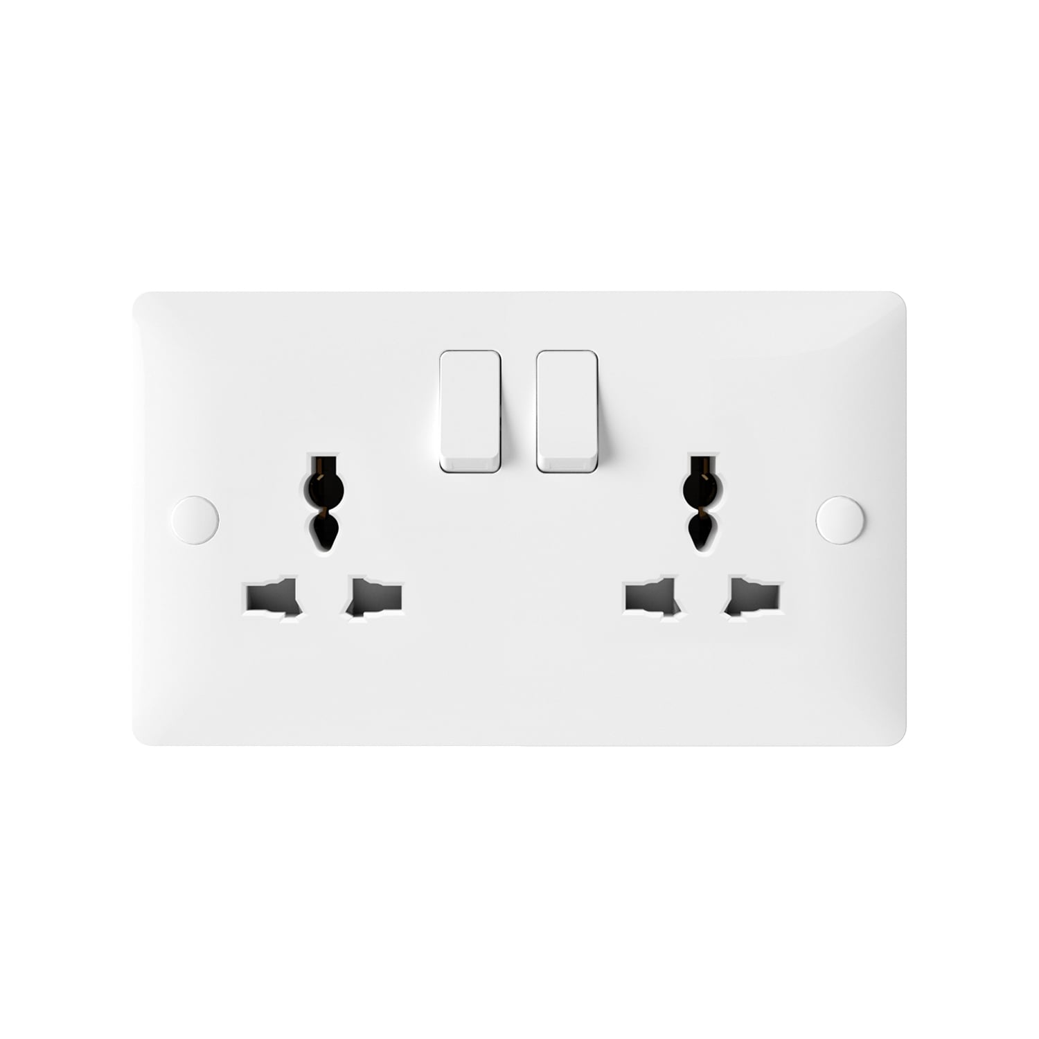 81406M — 13A 2-gang switched multi socket