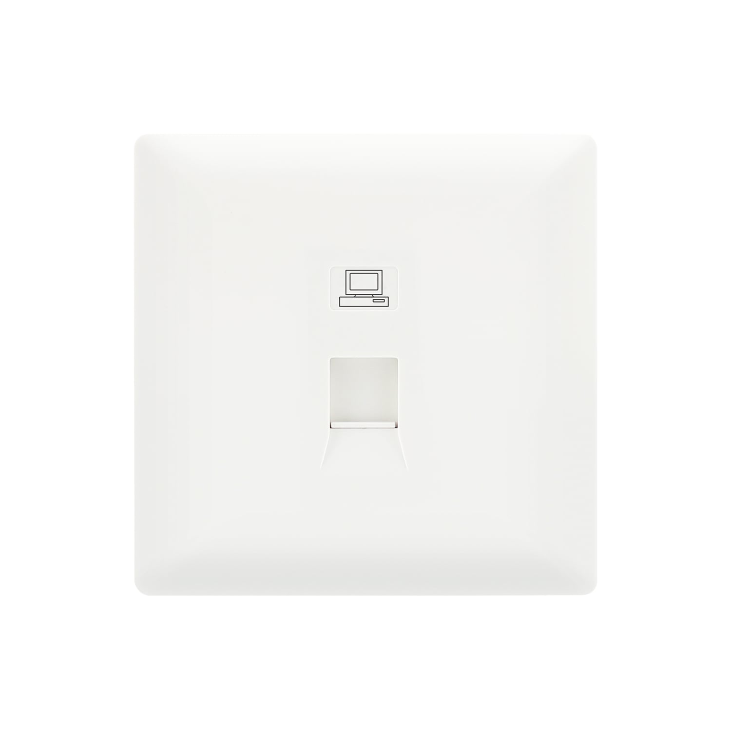 91442 — 1 gang RJ45 data socket, (8 terminal), CAT5e/CAT6