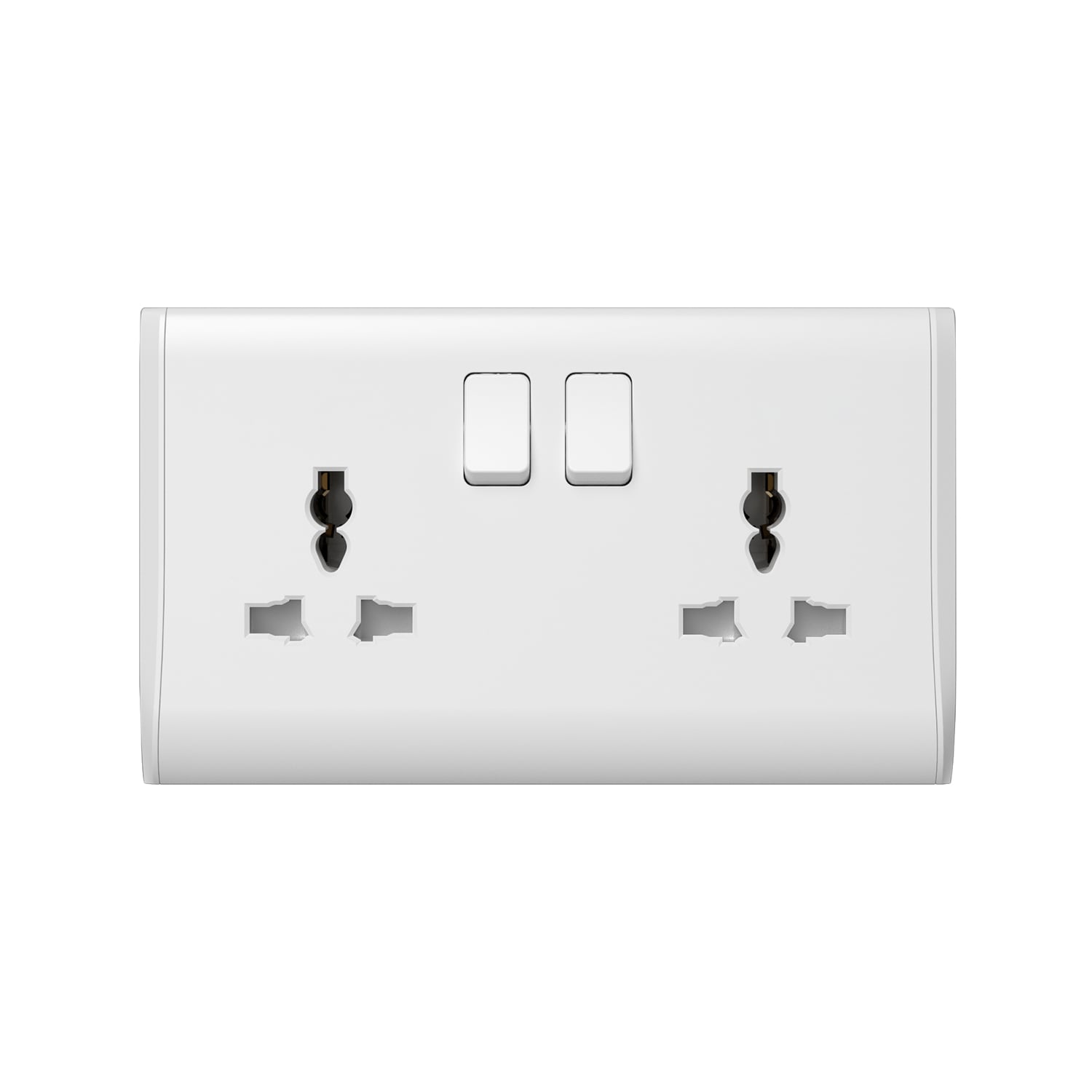 P406M — 13A 2 Gang Switched Multi Socket