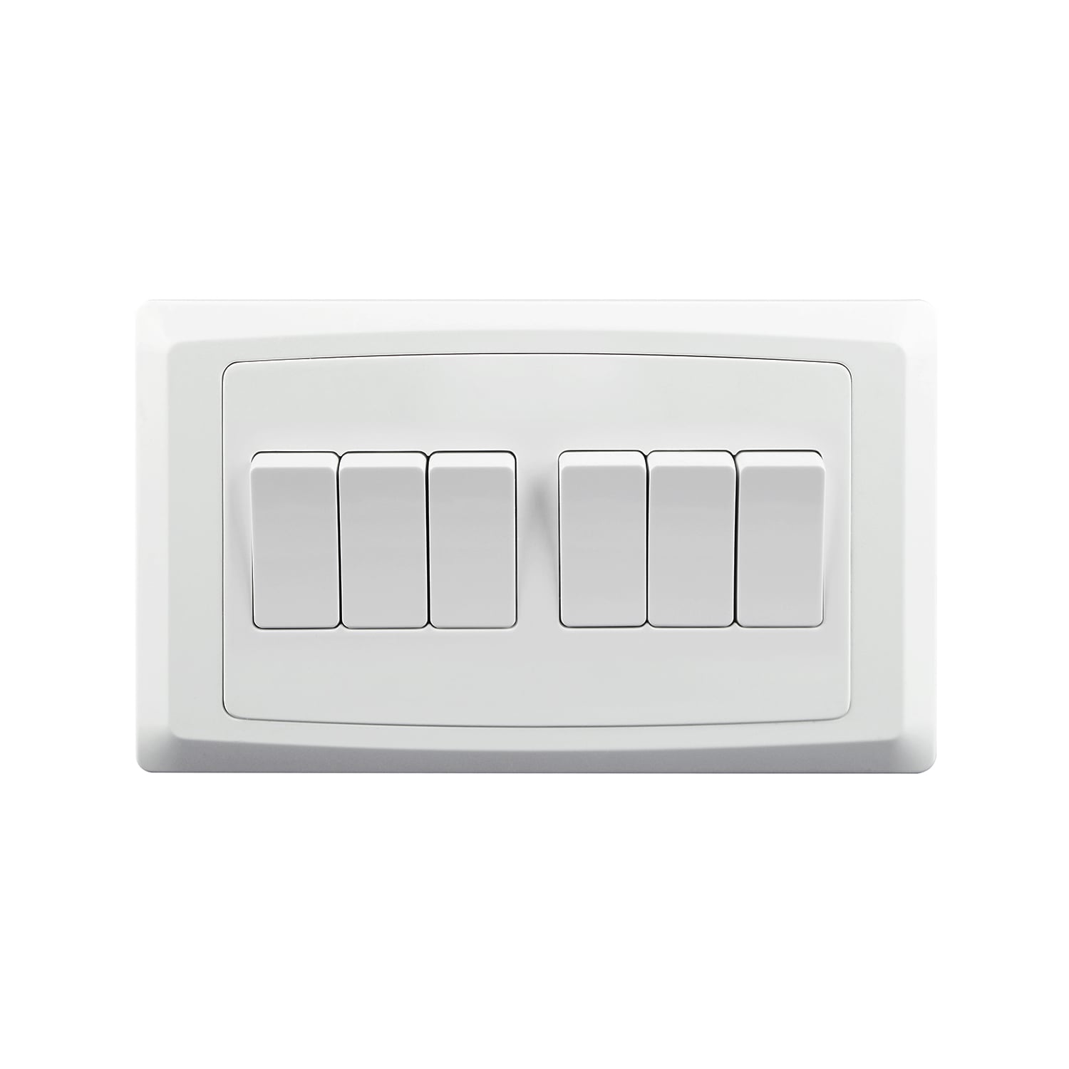 C310 — 10A 6-Gang 2-Way Switch