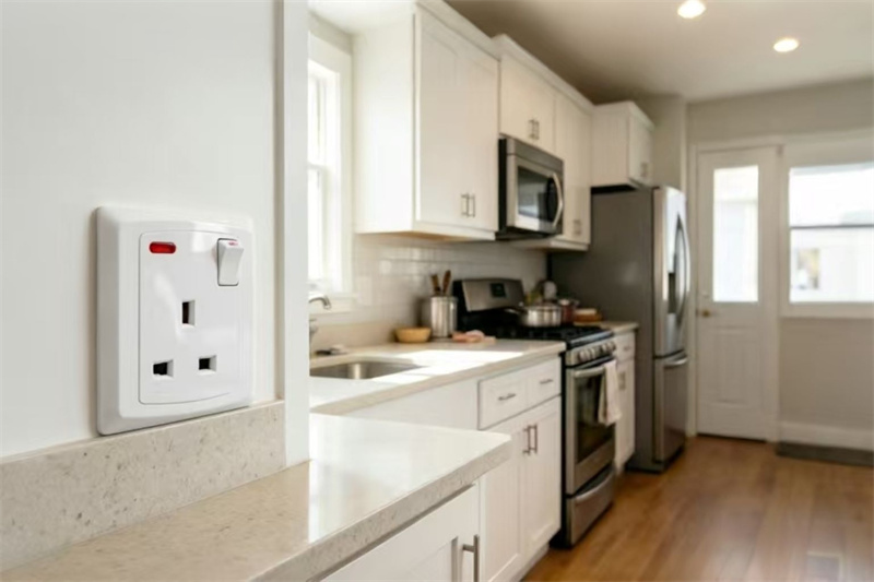 c407 13a 1 gang switched socket neon-0