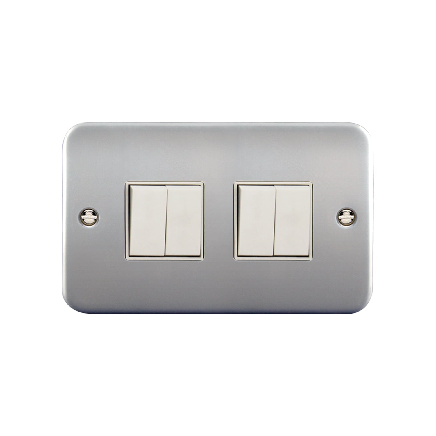 M308 — 10A 4 GANG 2 WAY PLATE SWITCH