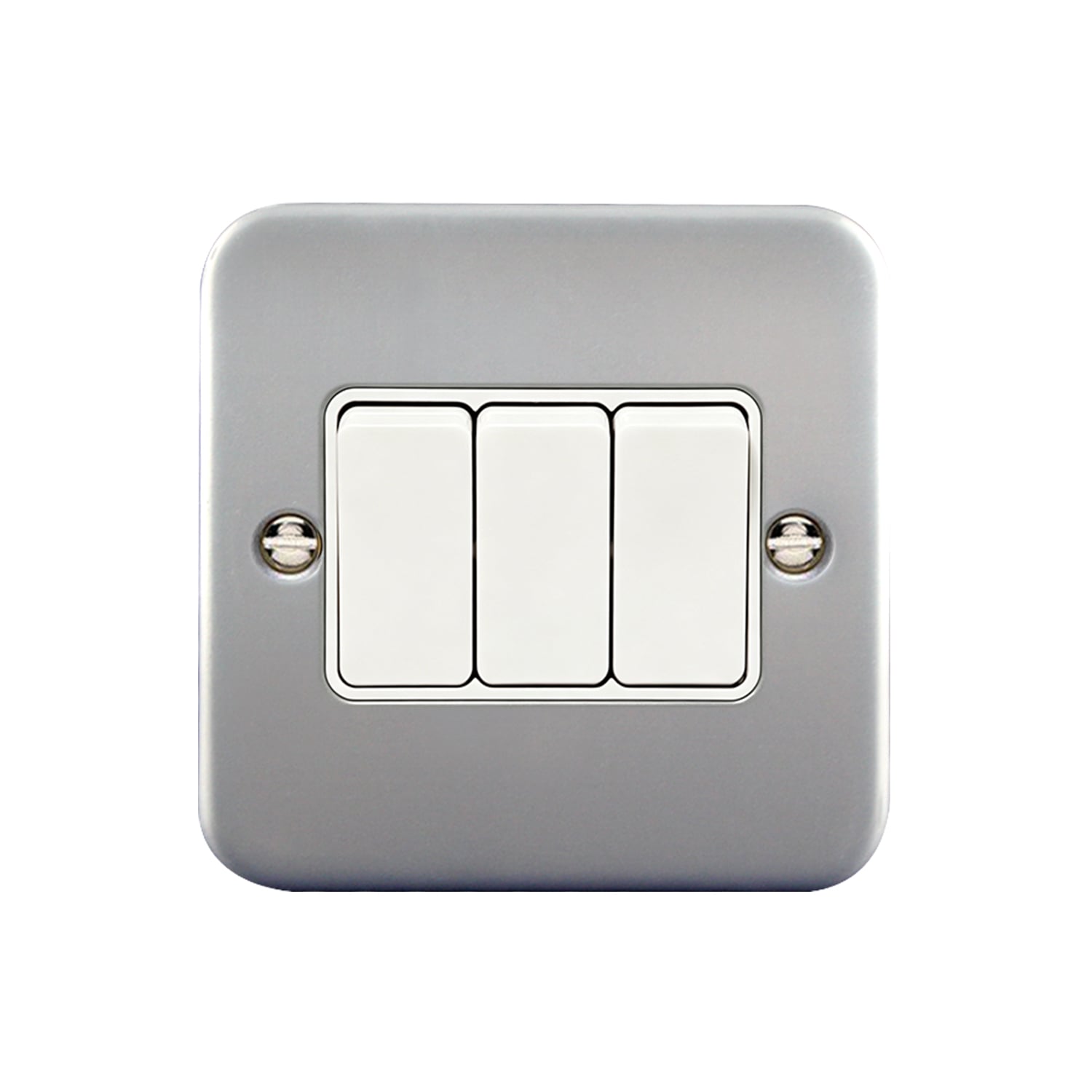 M306  — 10A 3 GANG 2 WAY PLATE SWITCH