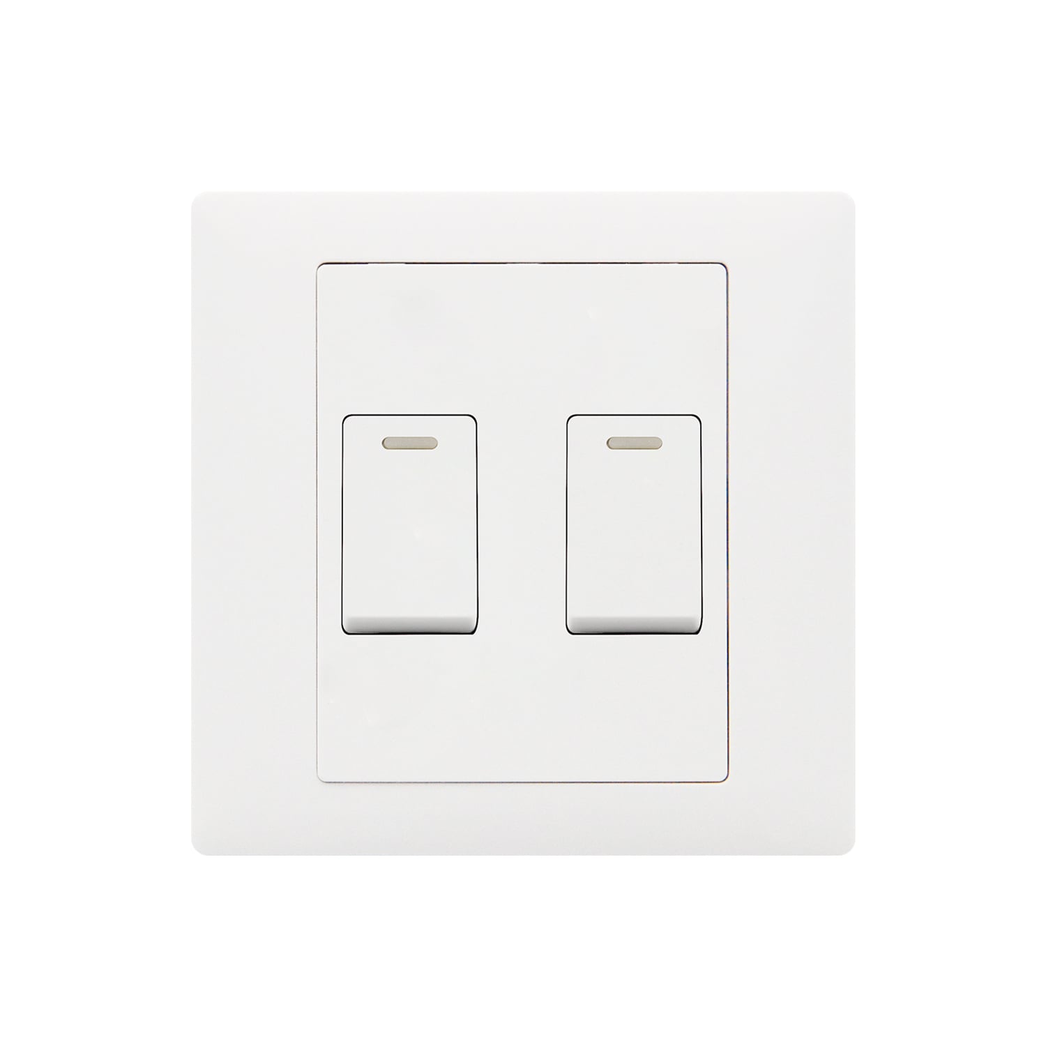 93303F — 2 gang 1 way switch