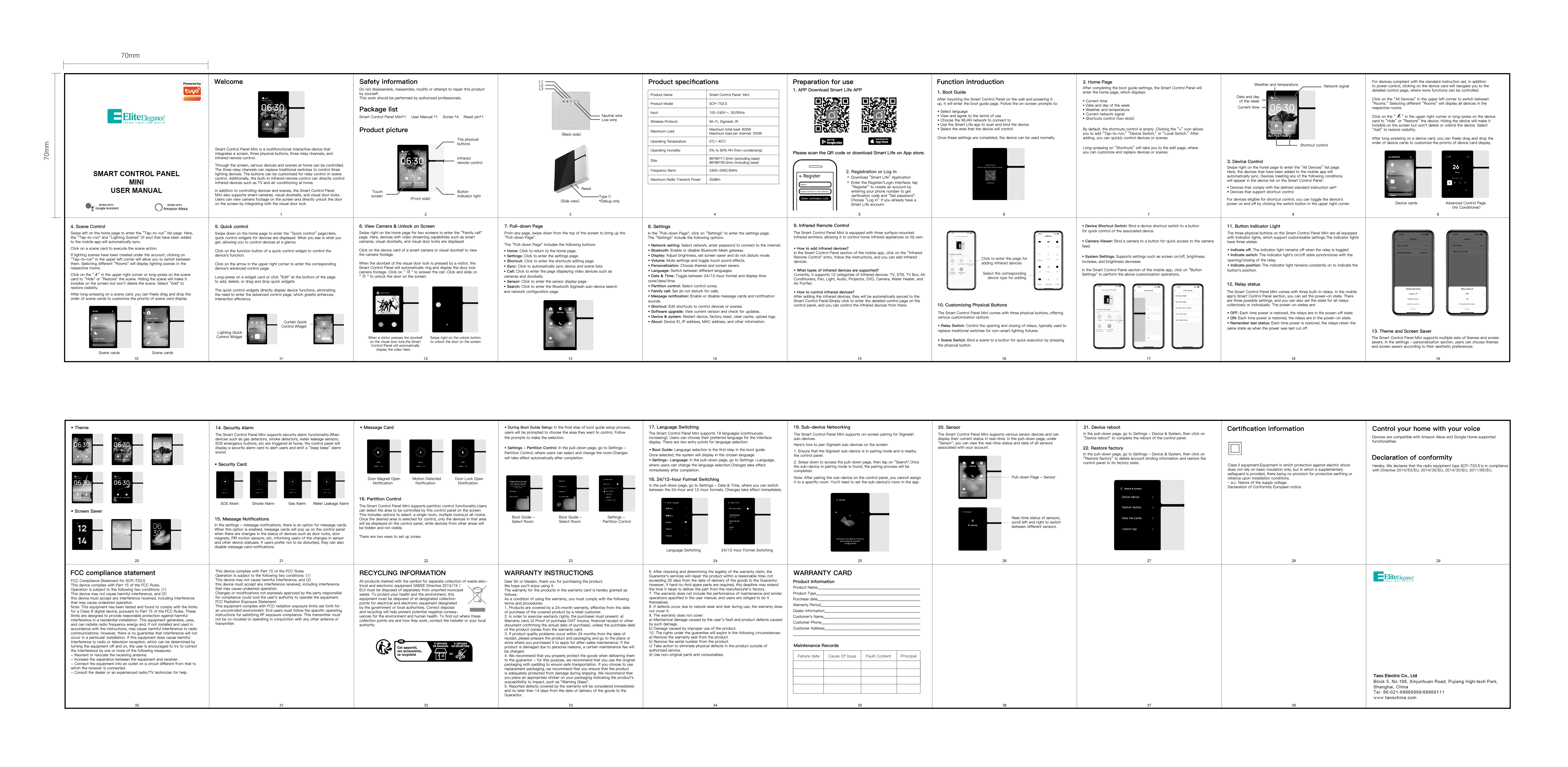 SCP-TS3.5 — 3.5-inch Tabletop Smart Scene Tile SCP-TS3.5