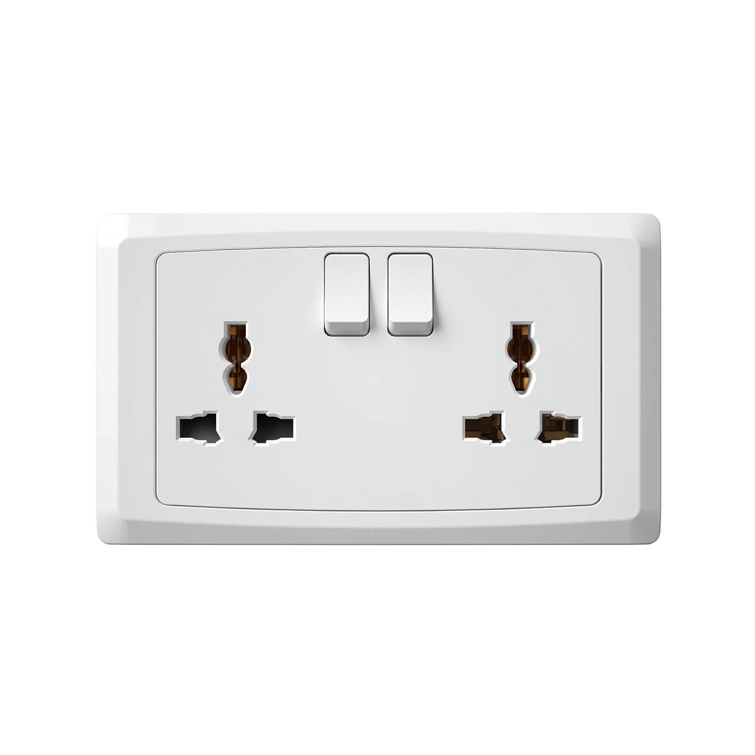 C406M — 13A 2-Gang Switched Multi Socket