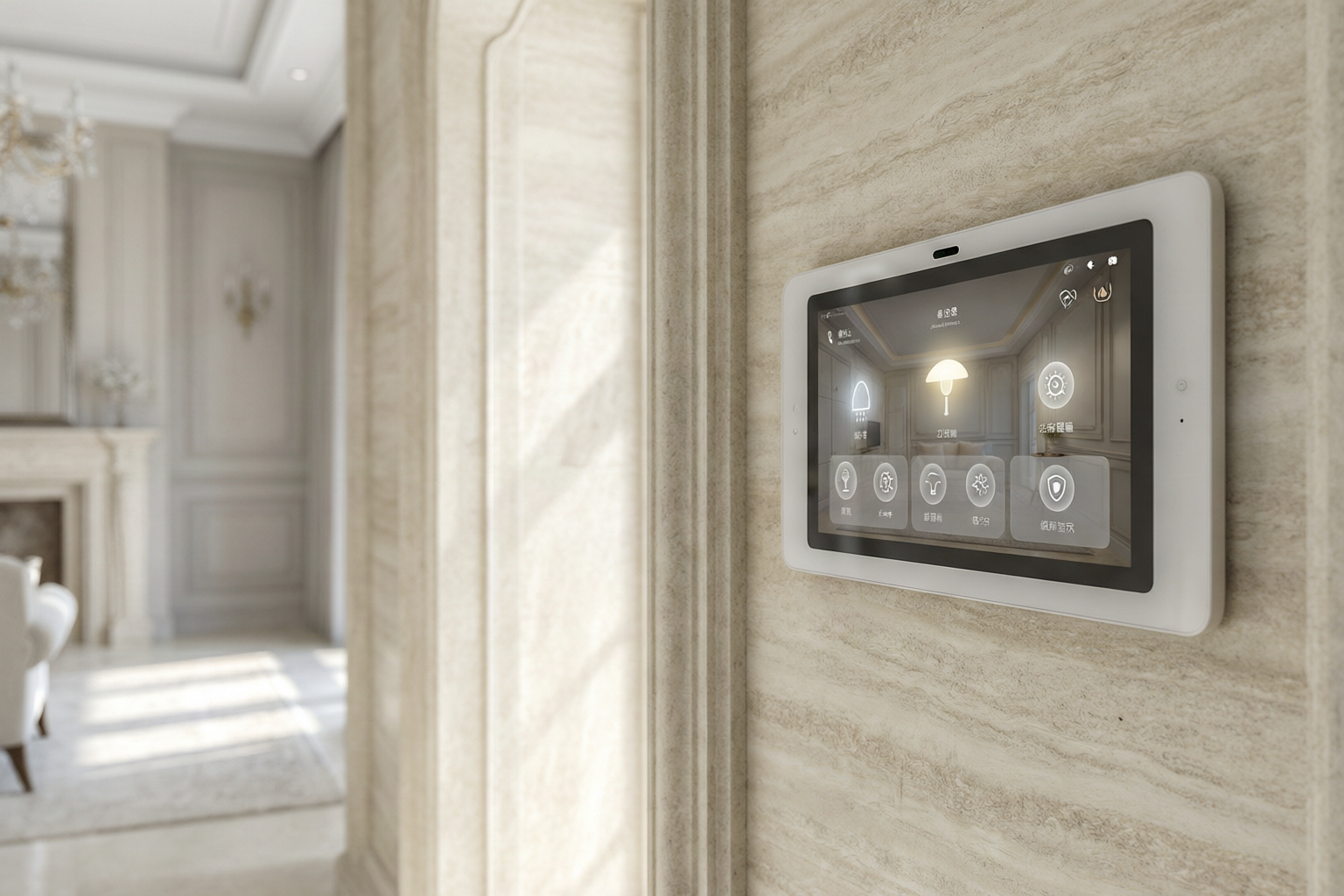 Smart Central Control Panel SCP-NS12-panel-ns12-luxury-villa-foyer.png