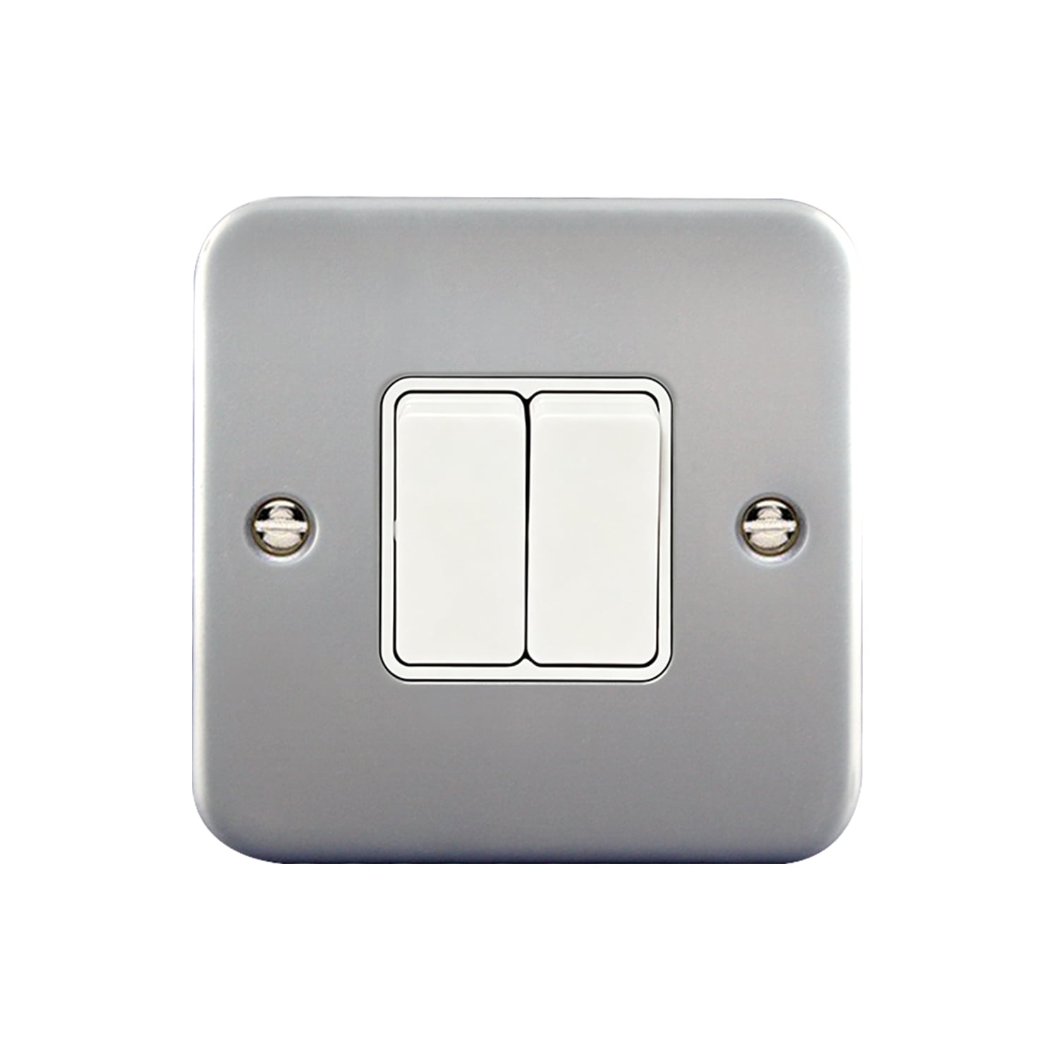 M303 — 10A 2 GANG 1 WAY PLATE SWITCH