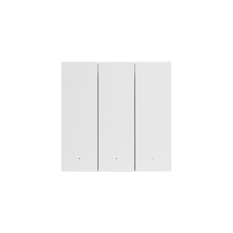 5813 — 58-Series Luxury Glass Touch 3-Gang Switch (White)