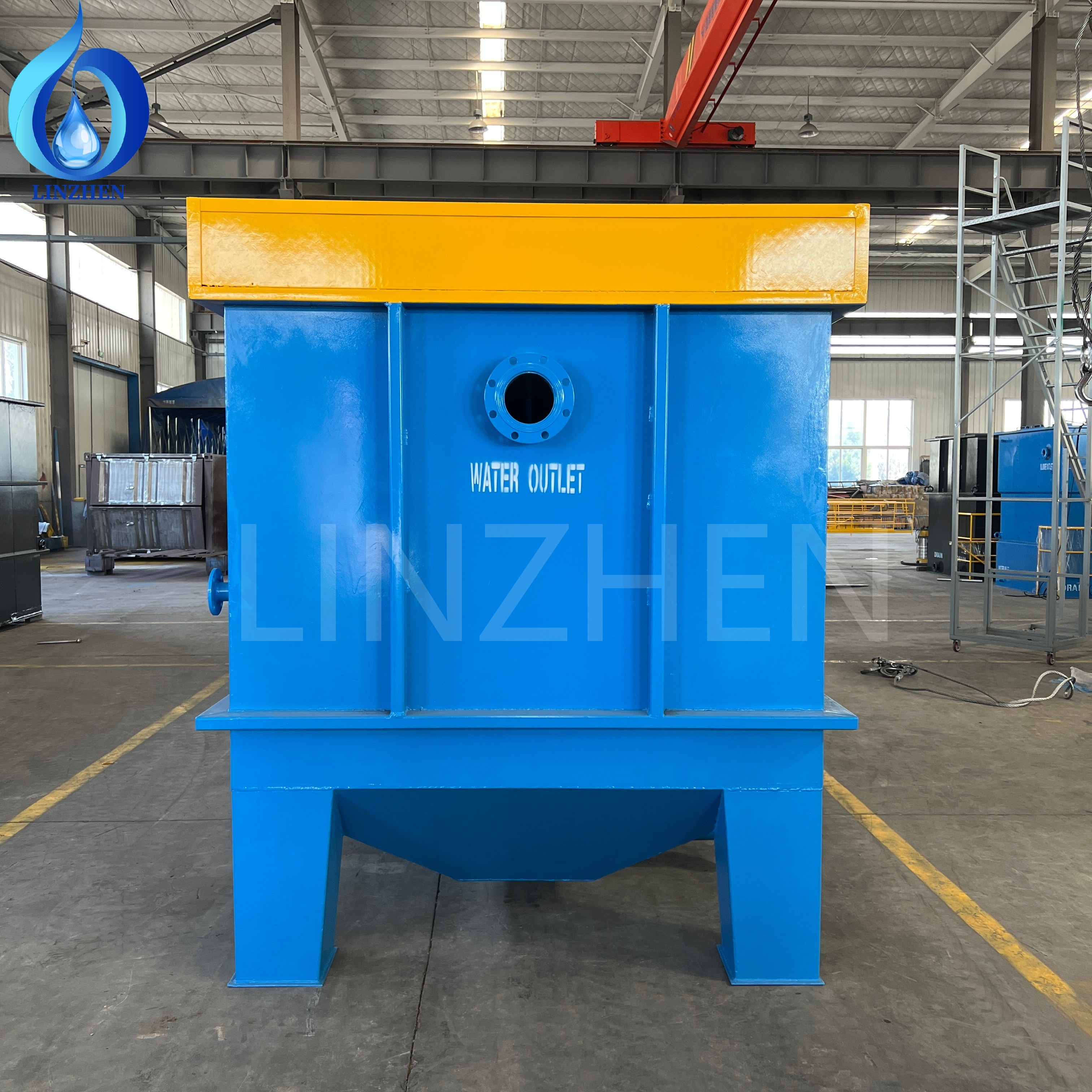 How does daf wastewater treatment clear up slaughterhouse process water?