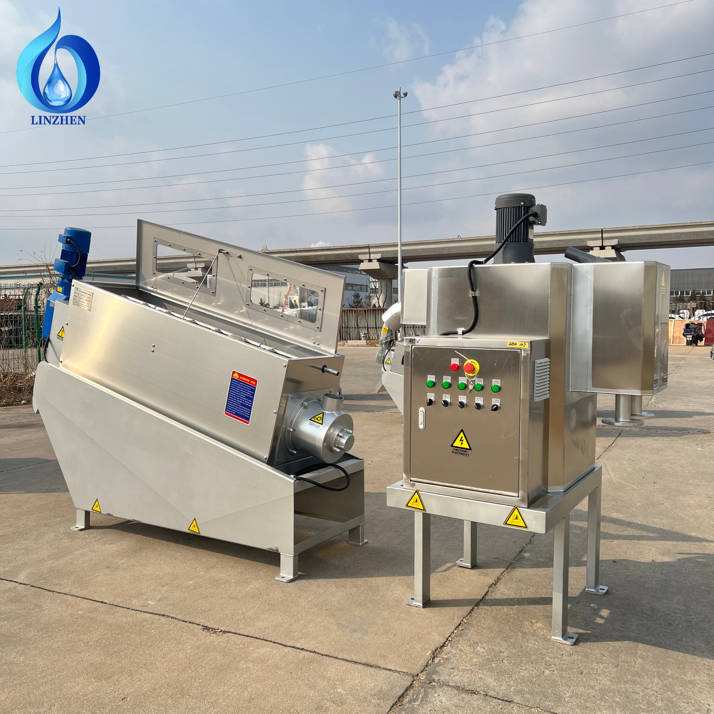 CE Multi-Plate Screw Press Dewatering Machine