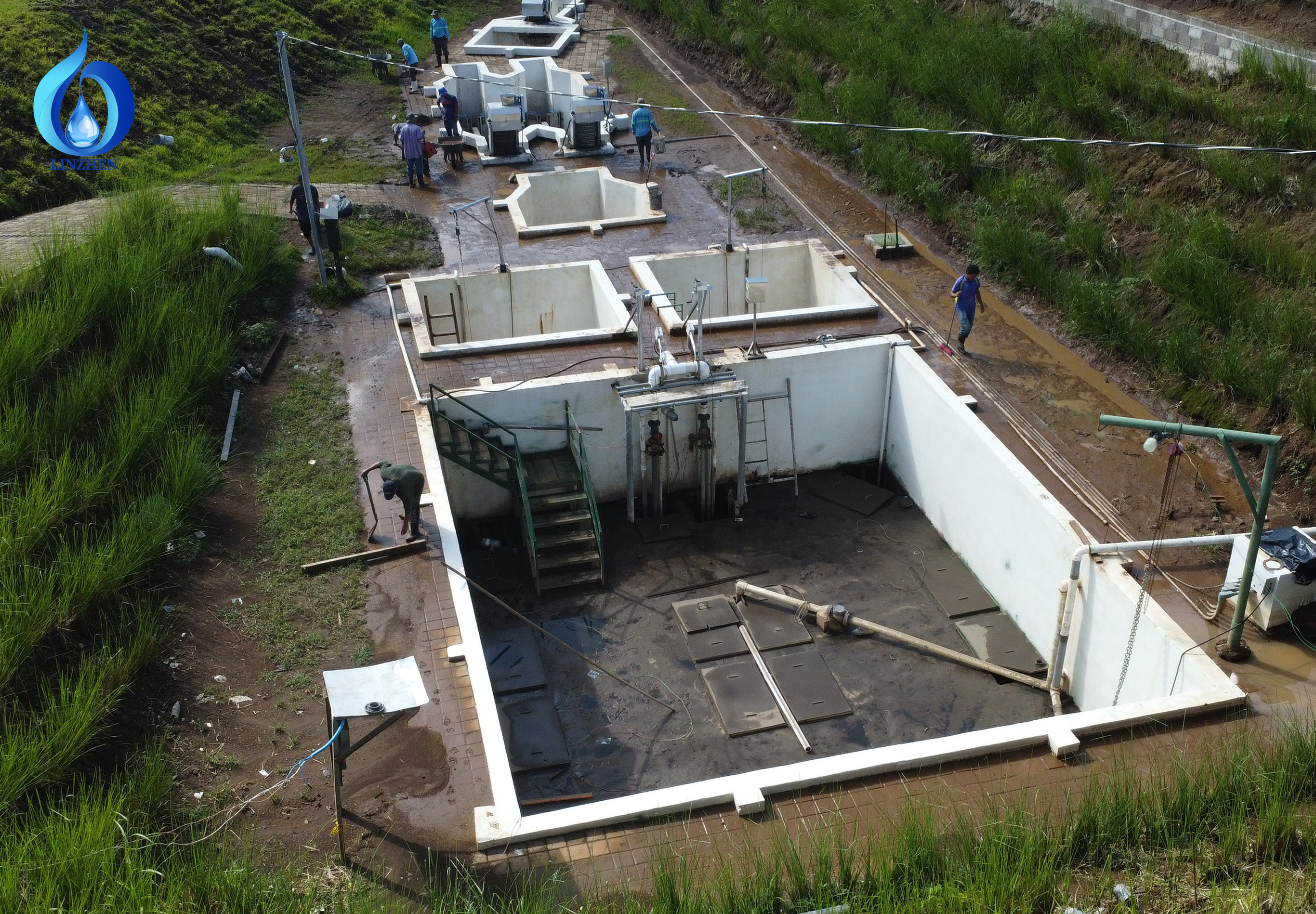 Linzhen packaged sewage treatment plants equipment overview