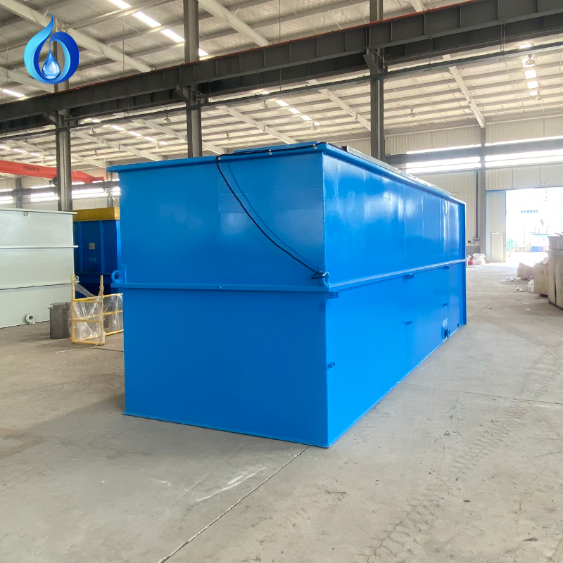 What main steps make up waste water treatment inside a car assembly factory?