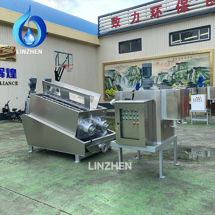 Multi-Plate Screw Press Sludge Dewatering Machine