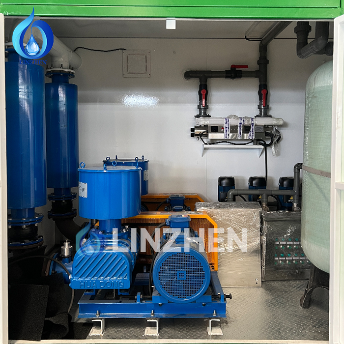 Is skid rig enough for industrial wastewater treatment at small factory site?