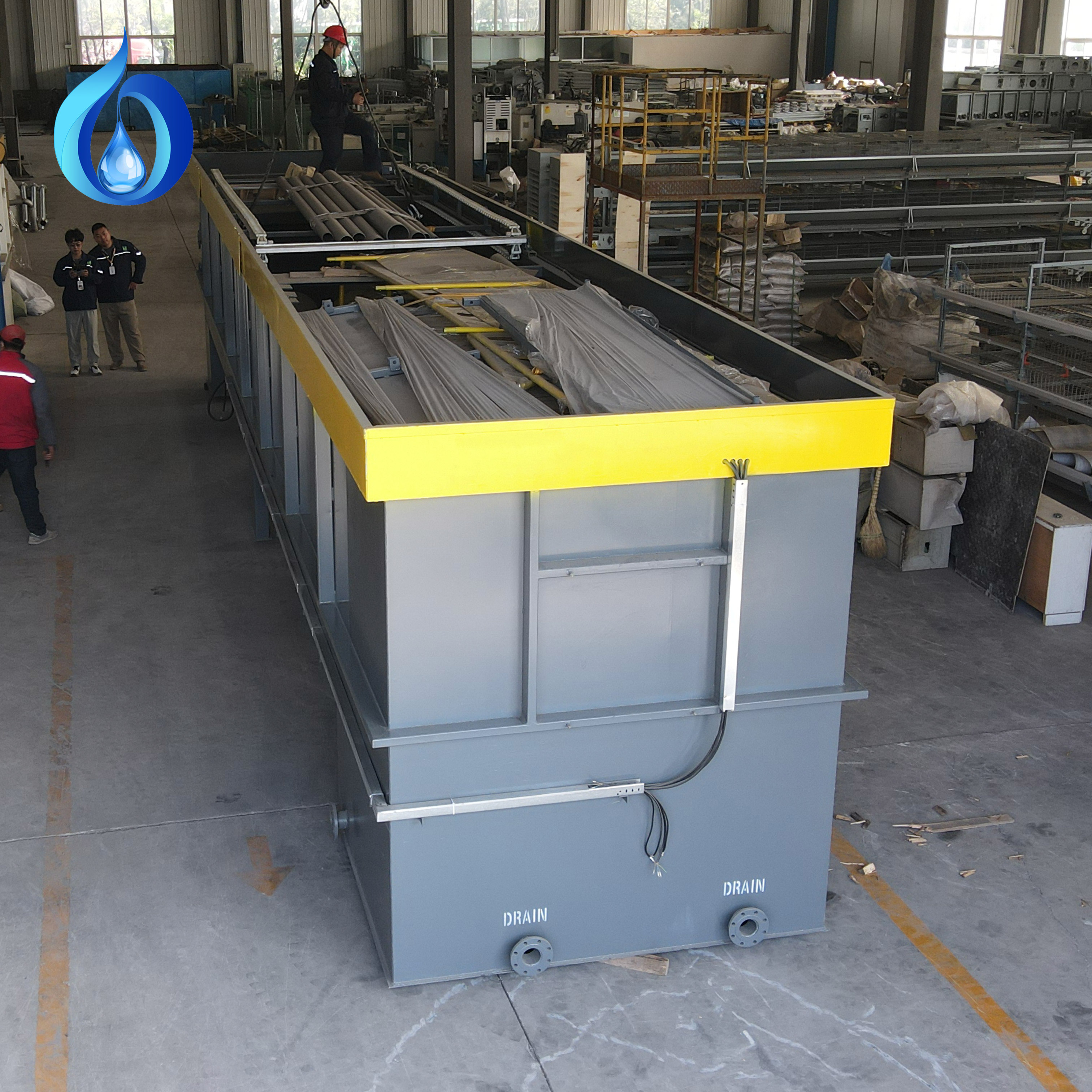 Which sectors gain most from putting dissolved air flotation at front end?