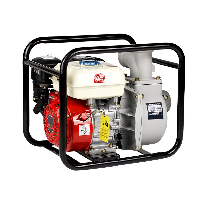 Pompe à eau à essence KEMA – Pompe auto-amorçante portable de 2″/3″/4″ pour l’irrigation et le drainage