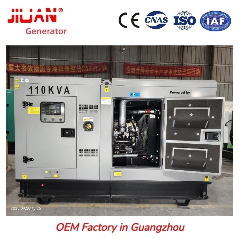 110KVA Perkins diesel generator specifications